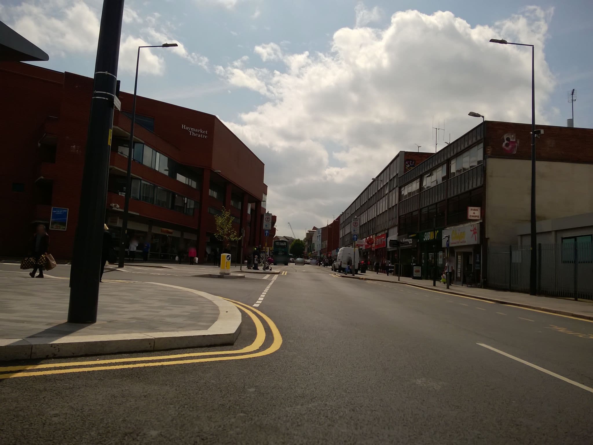 Street view near Ymca, Leicester — © toby (CC BY-SA · Mapillary)