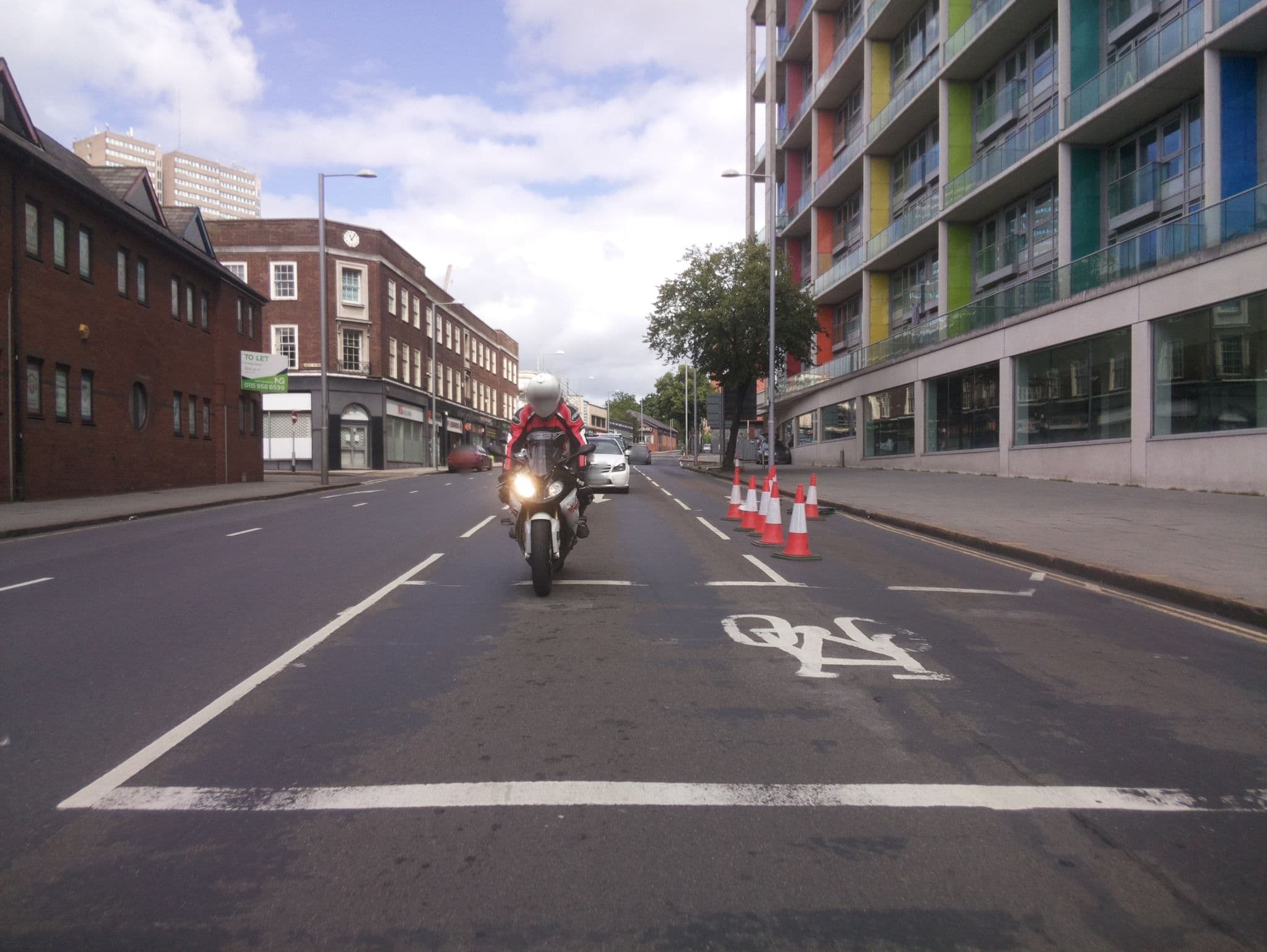 Street view near Litmus Serviced Apartments, Nottingham — © southglos (CC BY-SA · Mapillary)