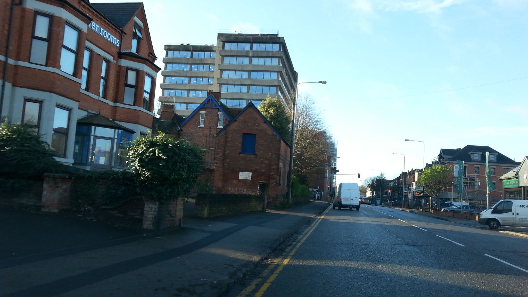 Street view near The Acorn Hotel, West Bridgford — © adam2 (CC BY-SA · Mapillary)