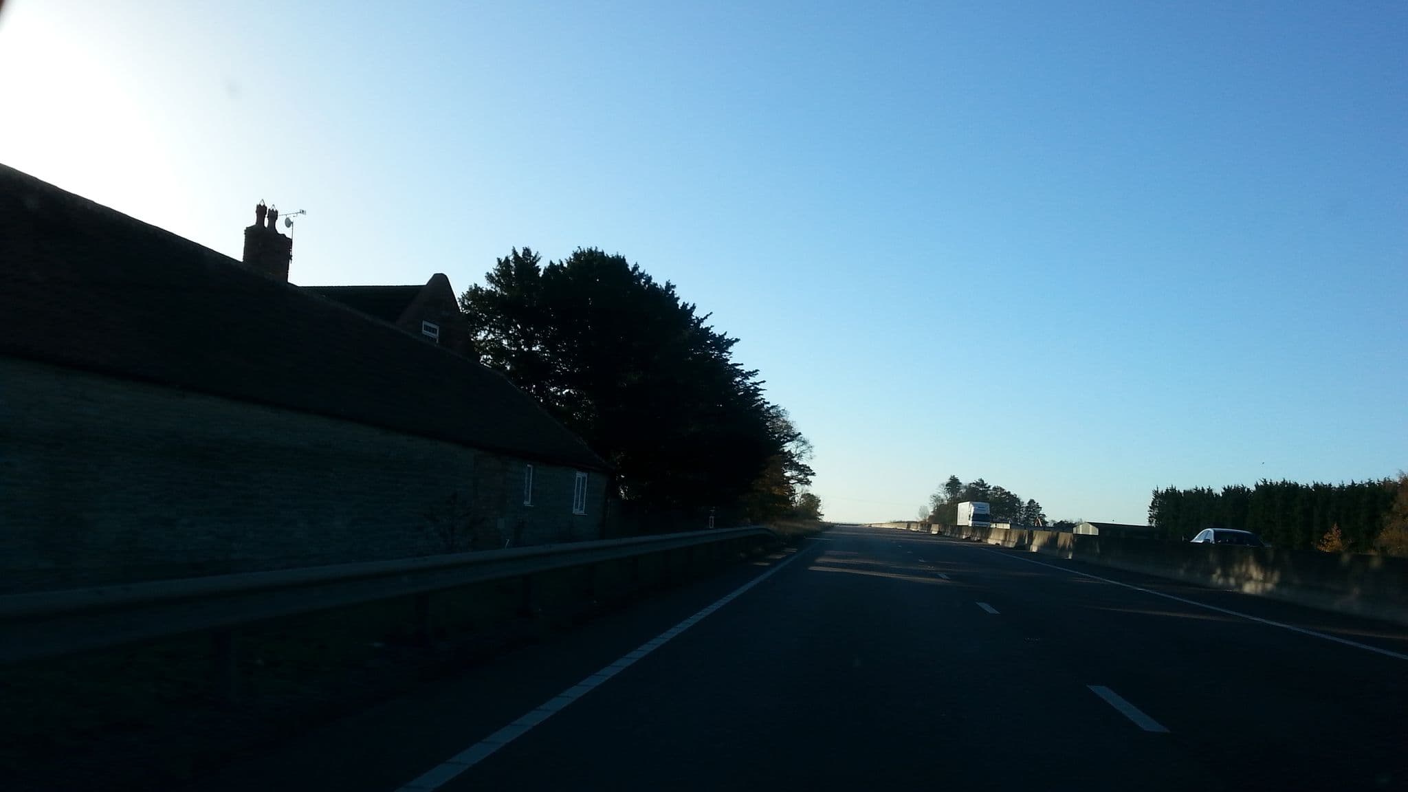 Street view near Woodview Cottages, Cotgrave — © adam2 (CC BY-SA · Mapillary)