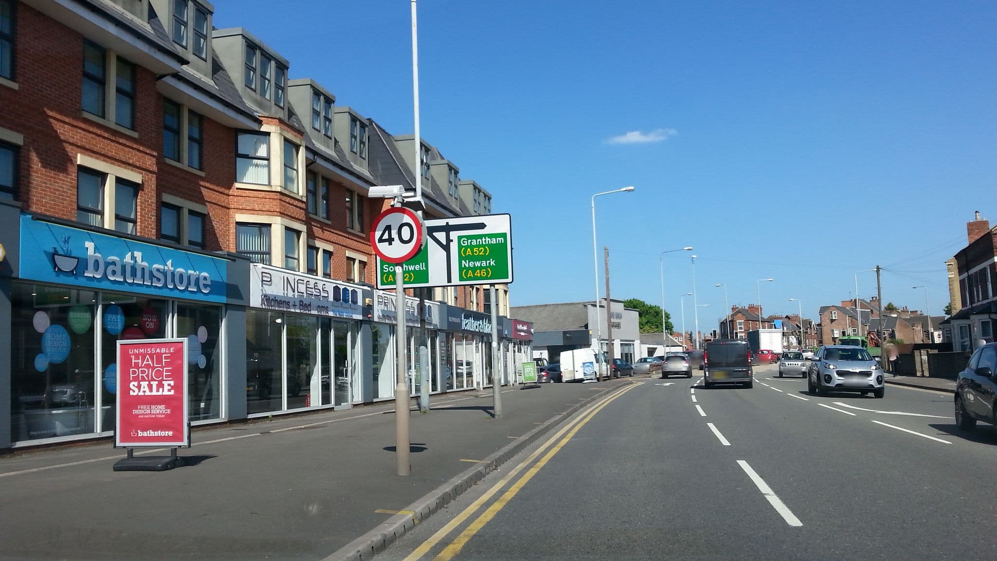 Street view near The Gallery Hotel Nottingham, West Bridgford — © adam2 (CC BY-SA · Mapillary)