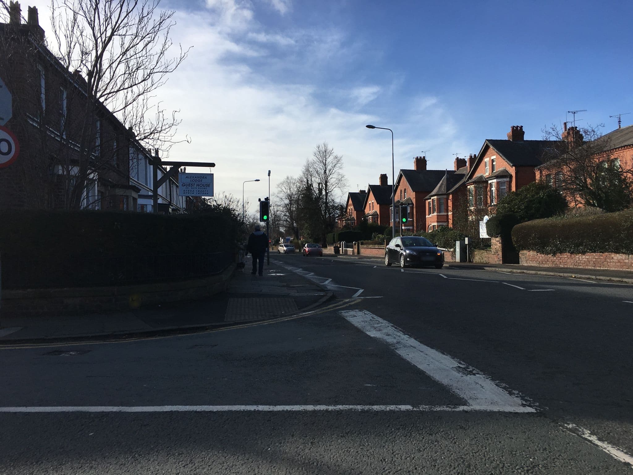Street view near Alexandra Lodge Guest House, Hoole — © gness (CC BY-SA · Mapillary)