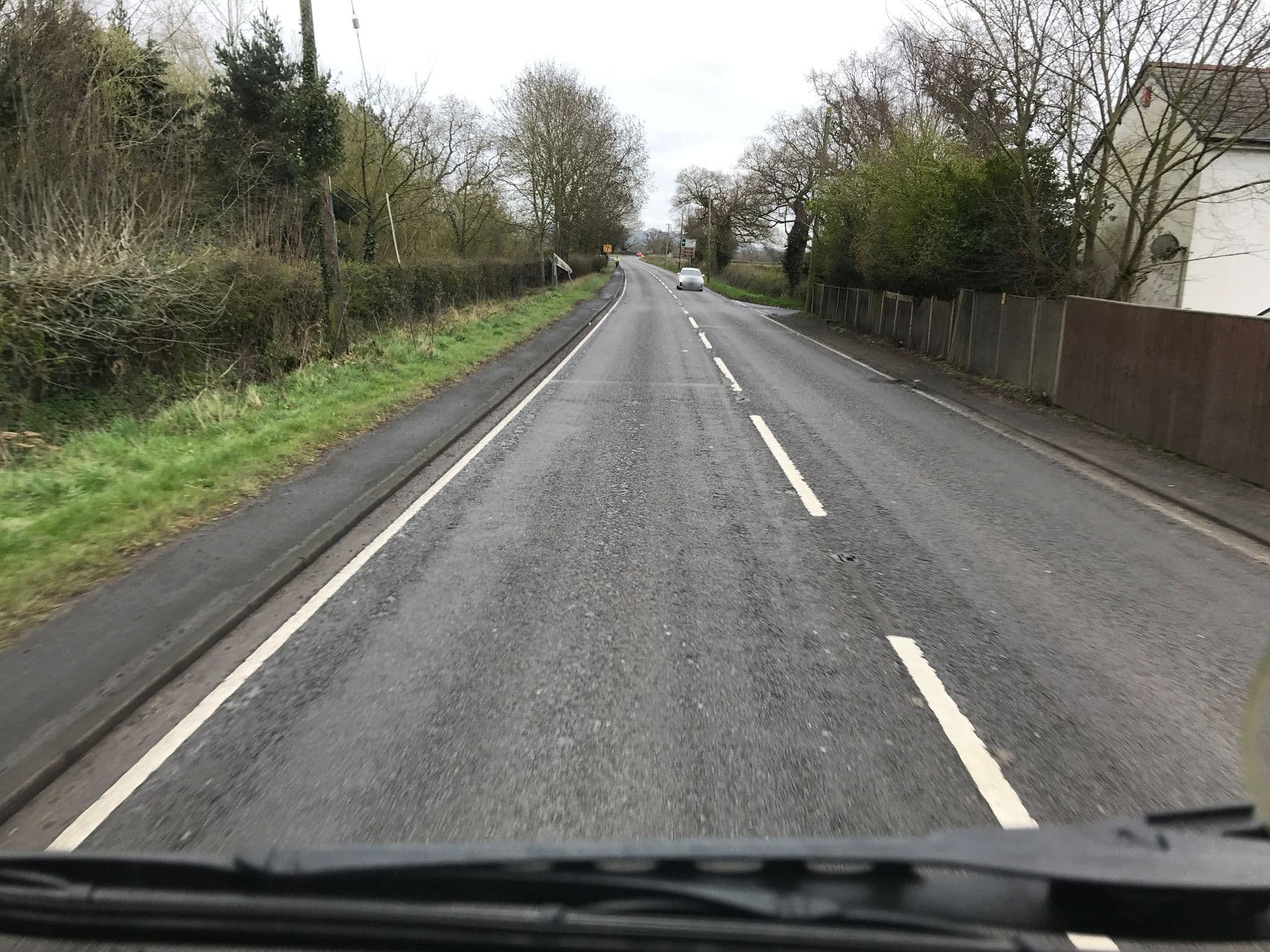 Street view near Rowton Court Hotel, Tattenhall — © ricorico (CC BY-SA · Mapillary)