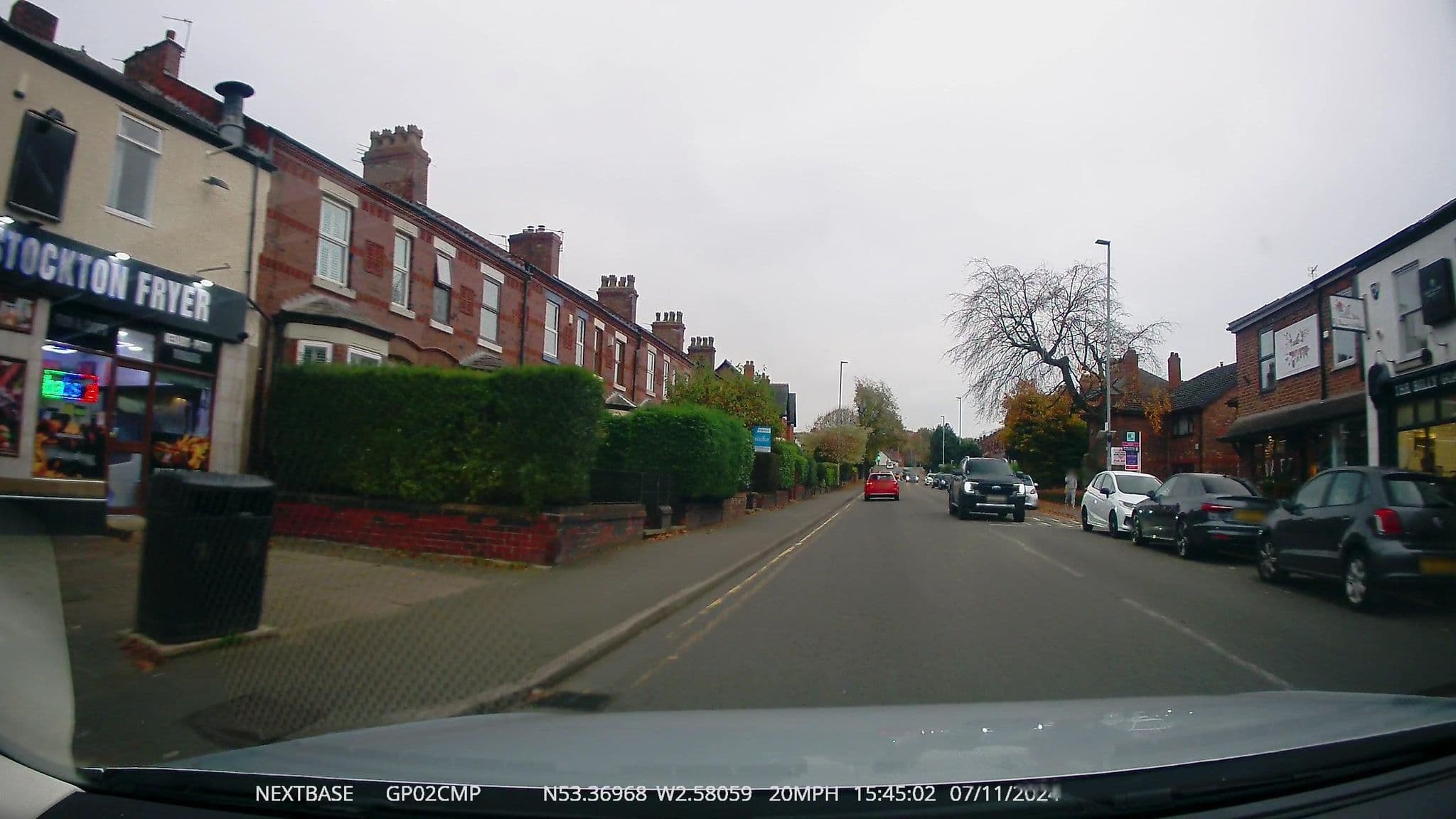 Street view near Amado Boutique Hotel, Stockton Heath — © mapillarygelec (CC BY-SA · Mapillary)