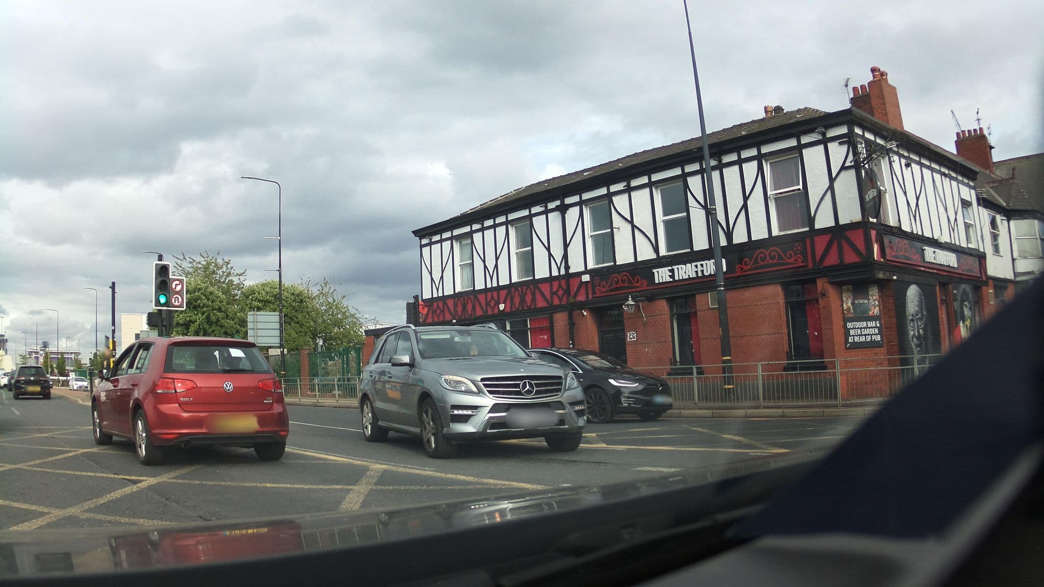 Street view near The Trafford, Old Trafford — © southglos (CC BY-SA · Mapillary)