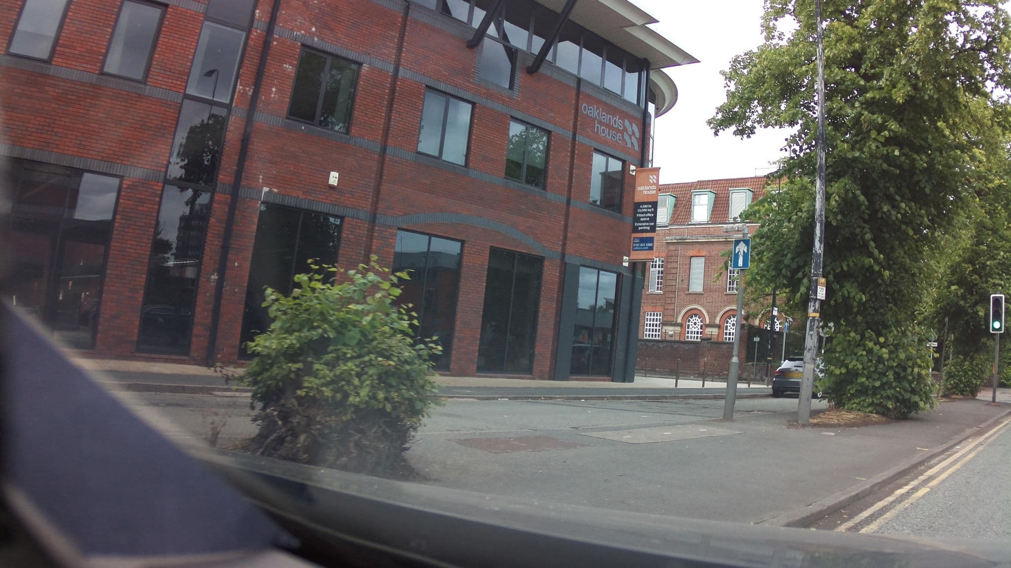Street view near The Amblehurst Hotel Manchester, Sale — © southglos (CC BY-SA · Mapillary)