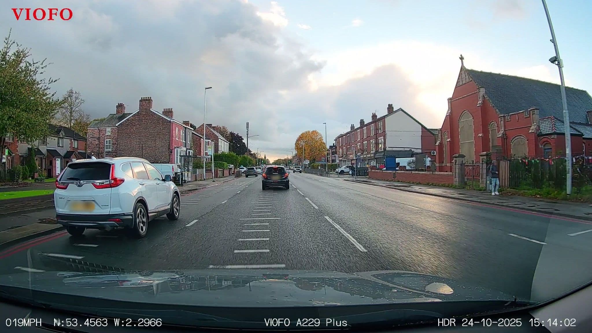 Street view near Great Stone Hotel, Old Trafford — © RyanBush (CC BY-SA · Mapillary)
