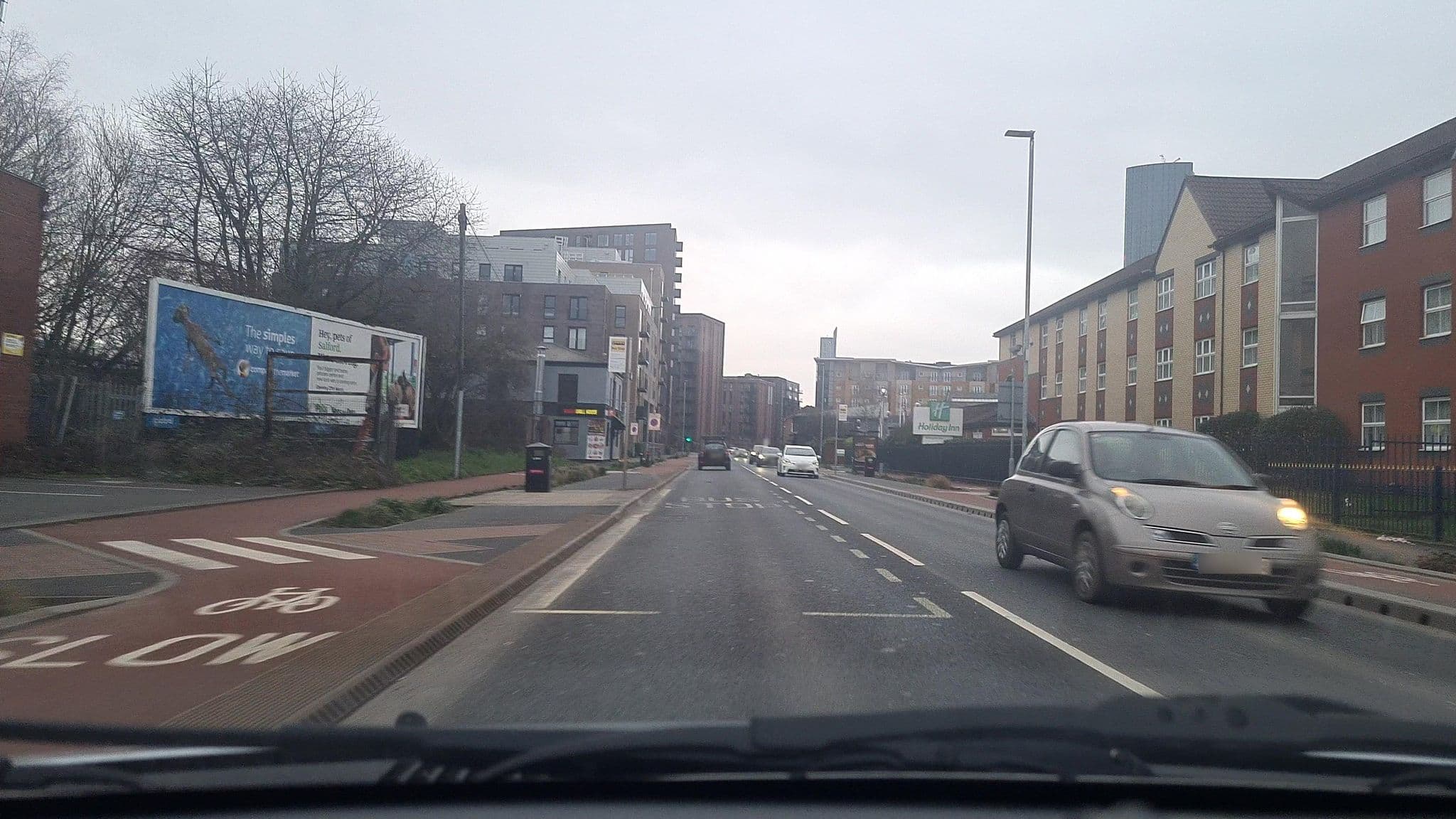 Street view near The Manchester Whitehouse, Salford — © mappo2 (CC BY-SA · Mapillary)
