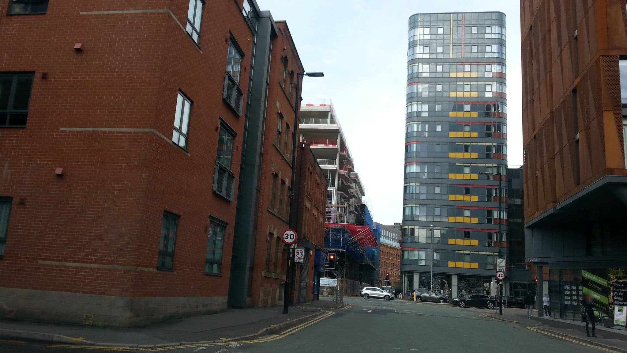 Street view near Lord Nelson Hotel, Manchester — © adam2 (CC BY-SA · Mapillary)