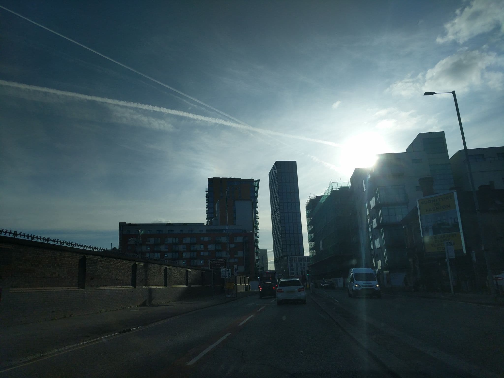 Street view near The Manchester Lodge, Manchester — © adam2 (CC BY-SA · Mapillary)