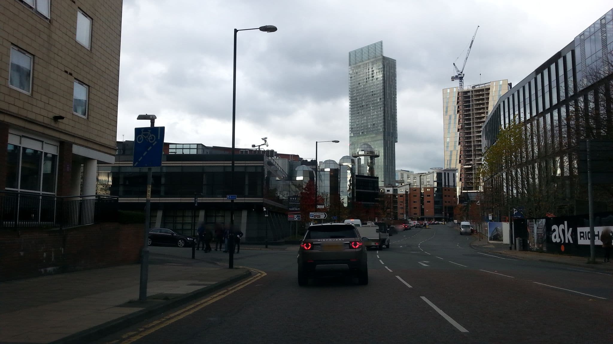 Street view near Premier Inn Manchester Deansgate Locks, Hulme — © adam2 (CC BY-SA · Mapillary)