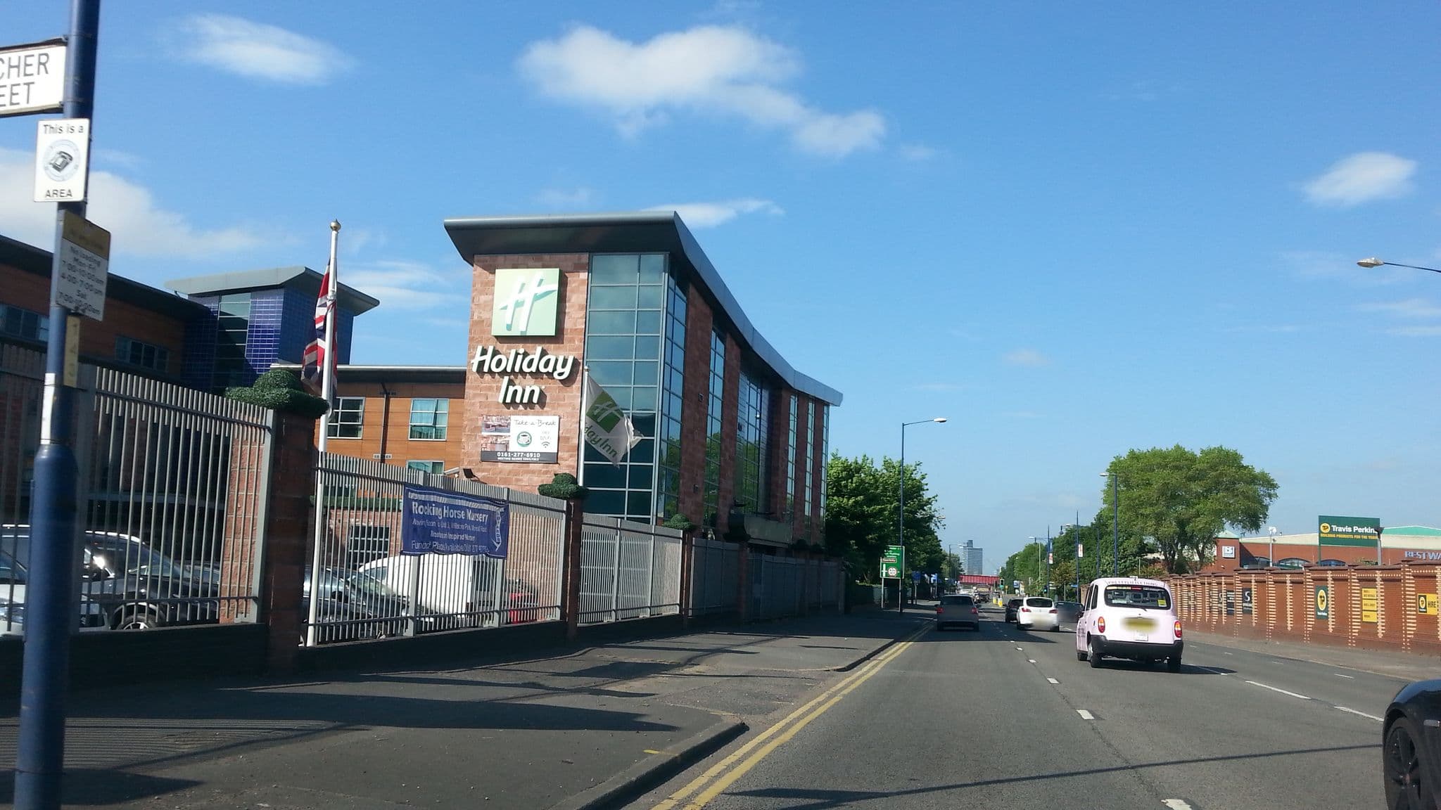 Street view near Quality Central Park Hotel Manchester, Blackley — © adam2 (CC BY-SA · Mapillary)