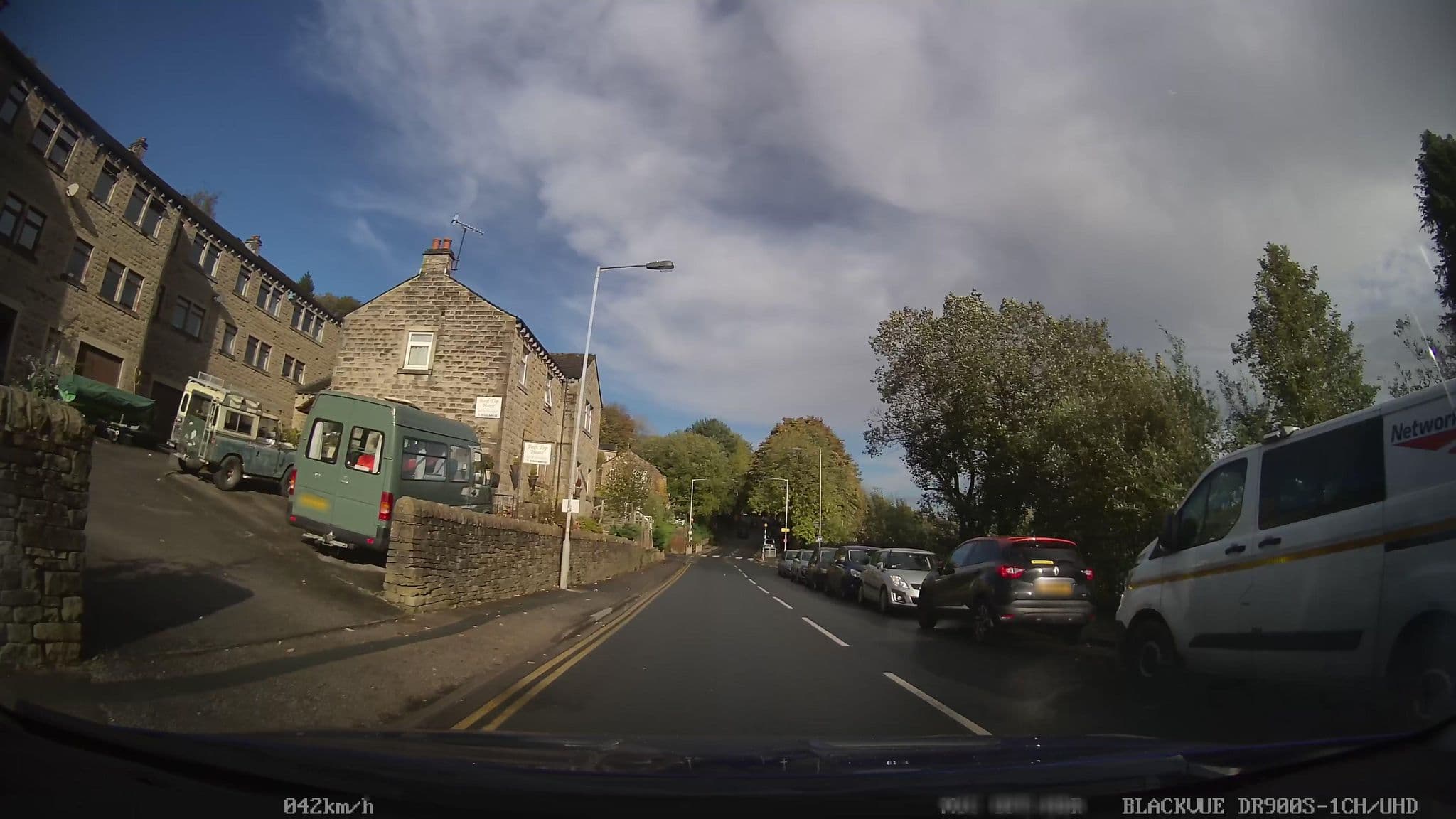 Street view near Bronte Cottage, Haworth — © humez (CC BY-SA · Mapillary)