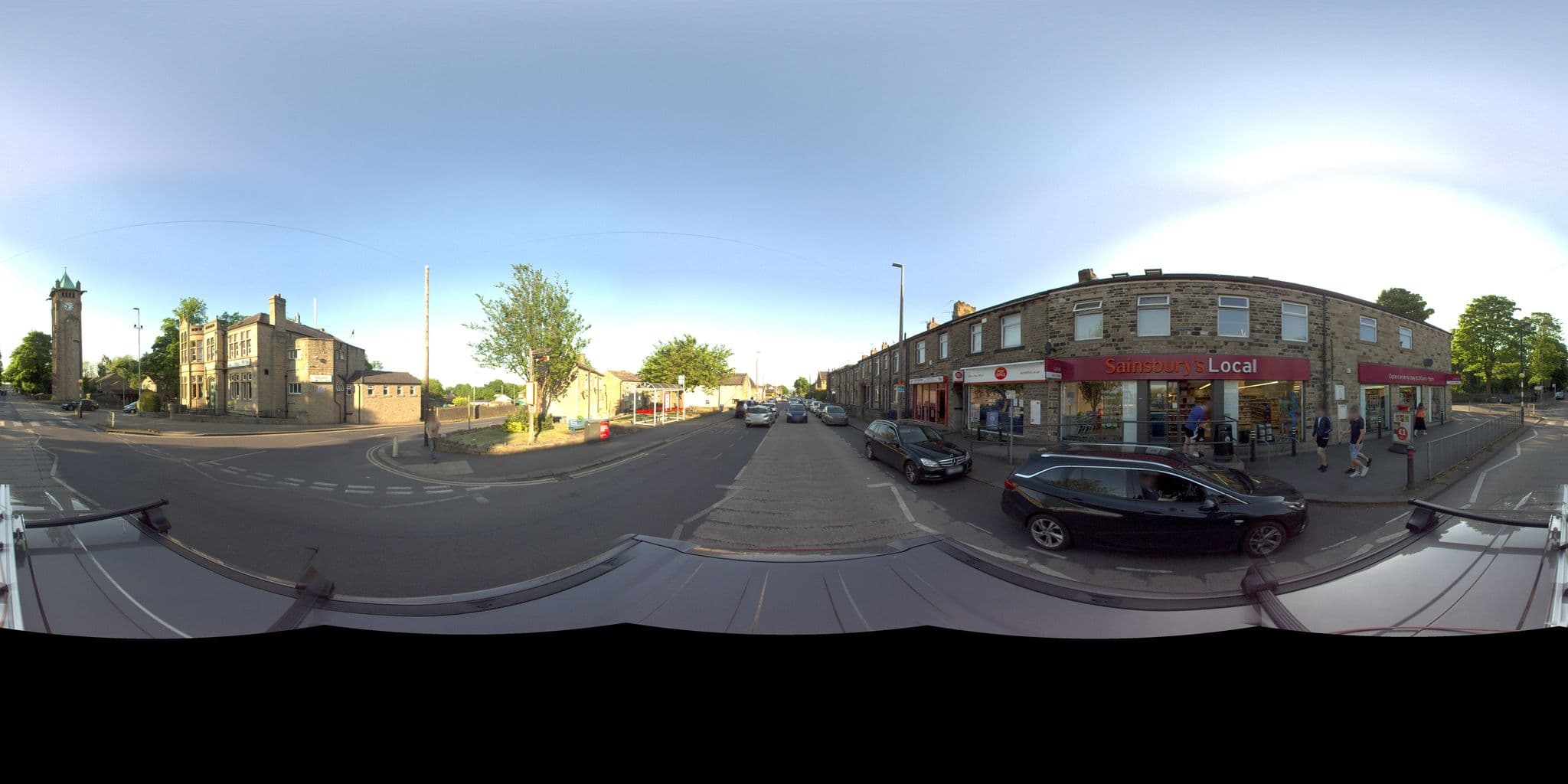 Street view near The Snug at Plover Cottage Lindley, Huddersfield — © phought (CC BY-SA · Mapillary)