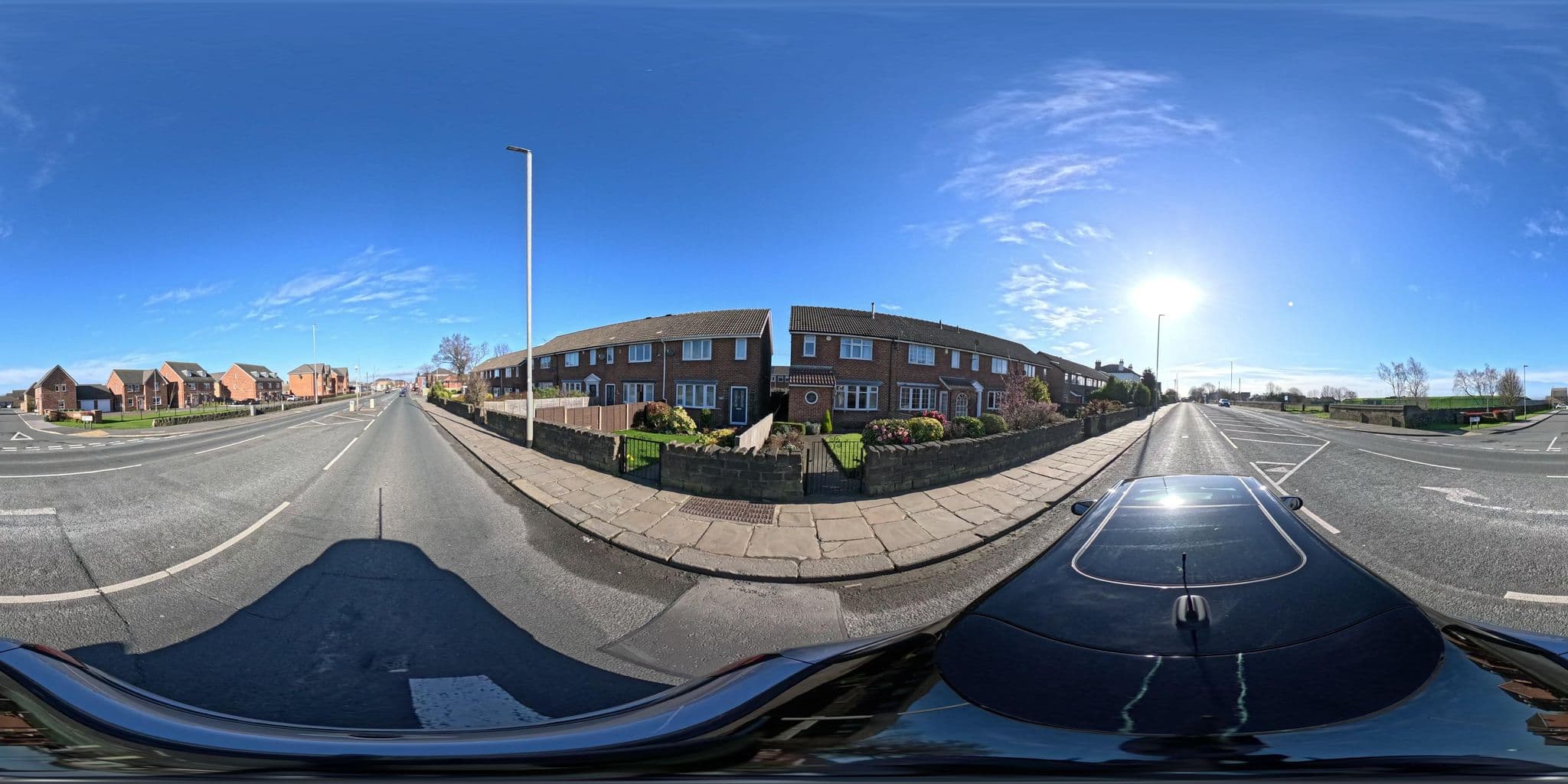 Street view near Thornfield House, Morley — © nicholass (CC BY-SA · Mapillary)