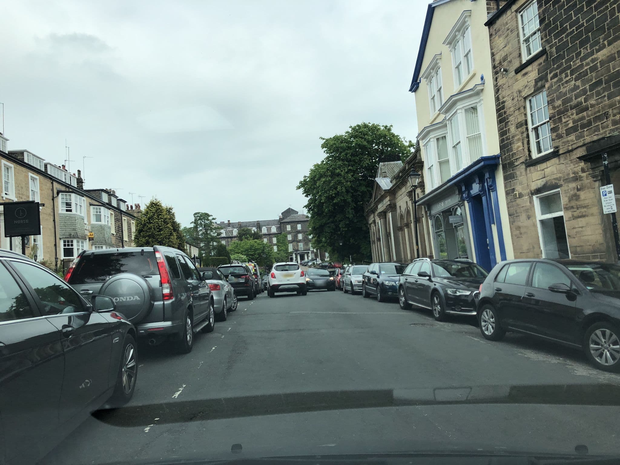Street view near Rasmus Living Luxury Apartments, Harrogate — © locator (CC BY-SA · Mapillary)
