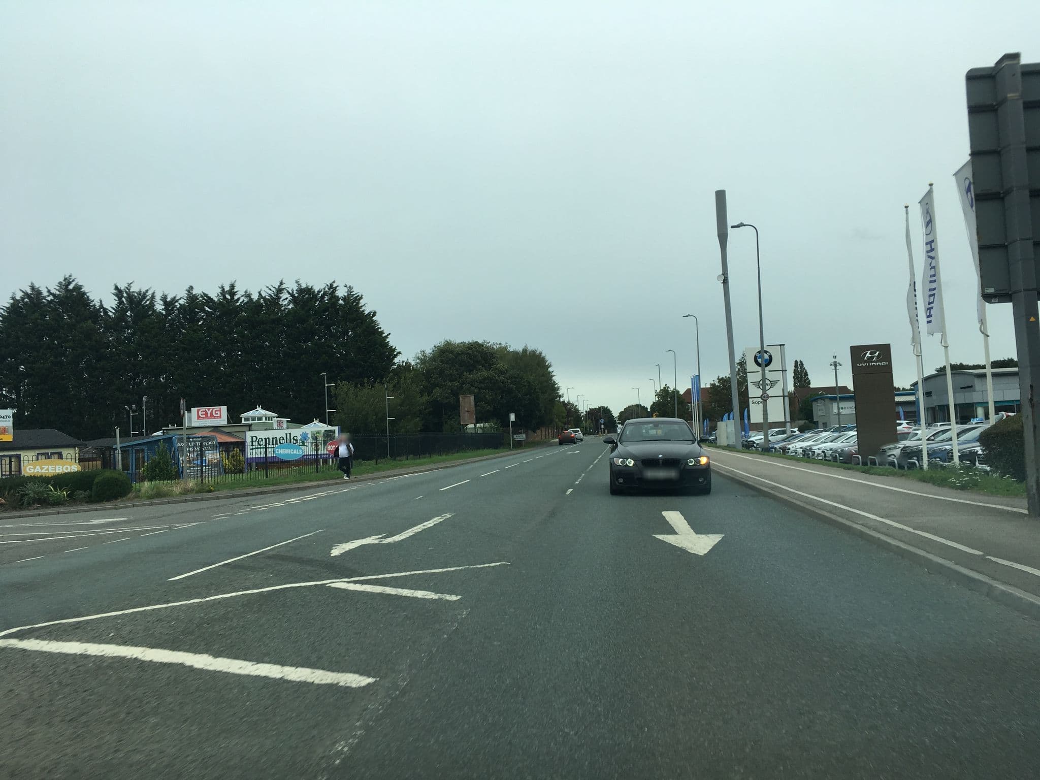 Street view near The Bentley Hotel Limited, Bassingham — © southglos (CC BY-SA · Mapillary)