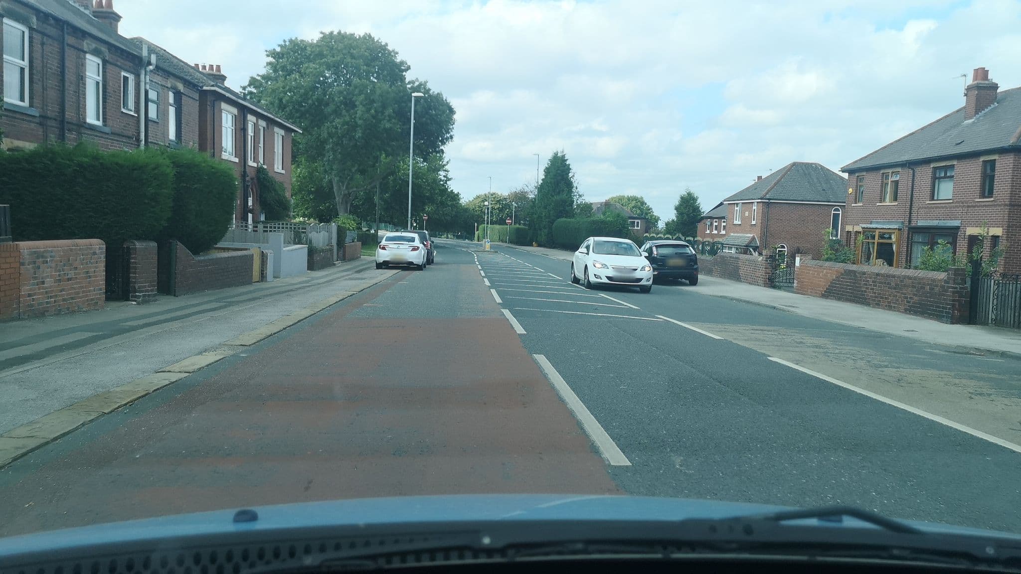 Street view near The Sharlston Hotel, Sharlston — © cuttlebug (CC BY-SA · Mapillary)