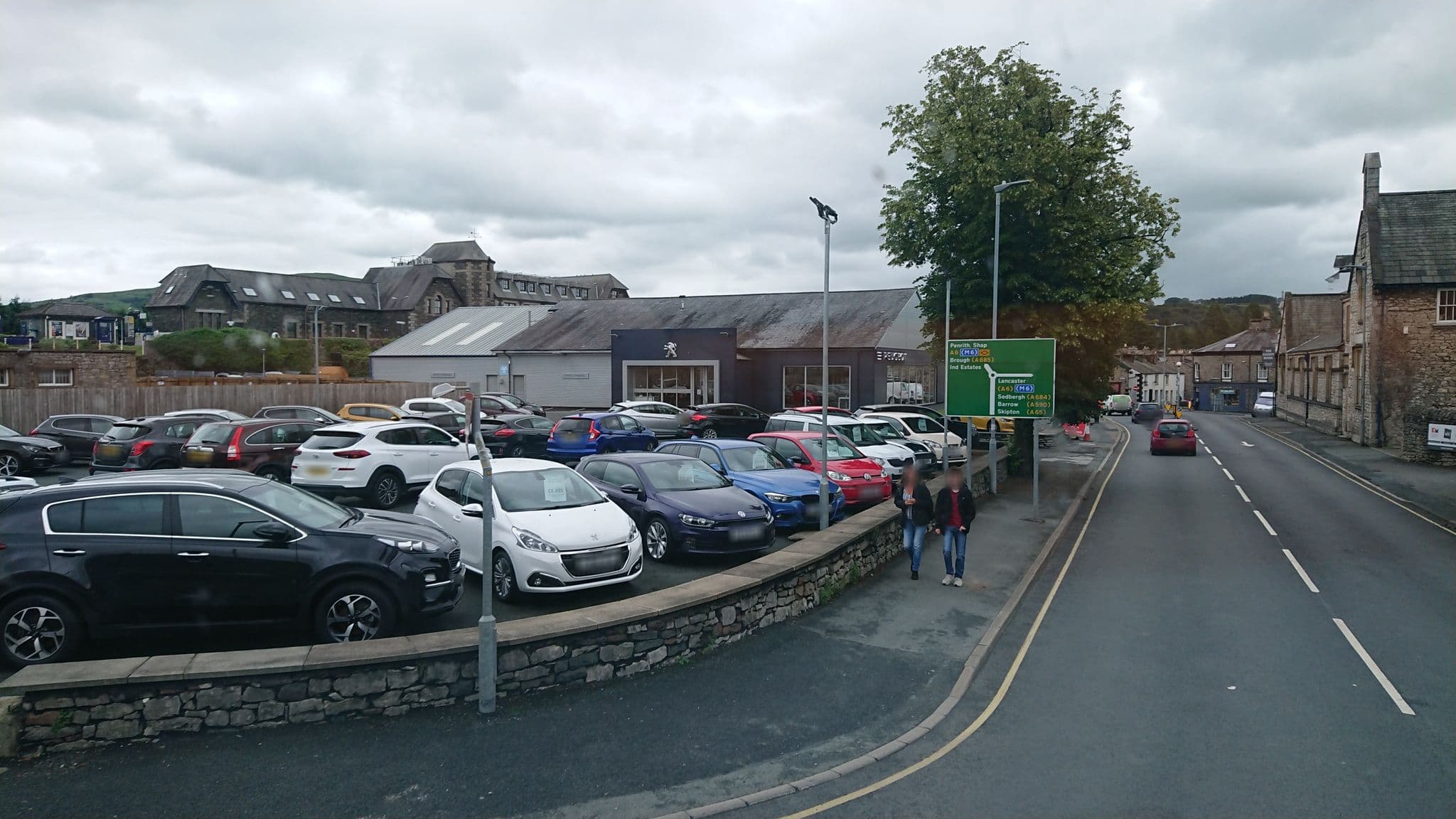 Street view near County Hotel Kendal, Kendal — © skifans (CC BY-SA · Mapillary)