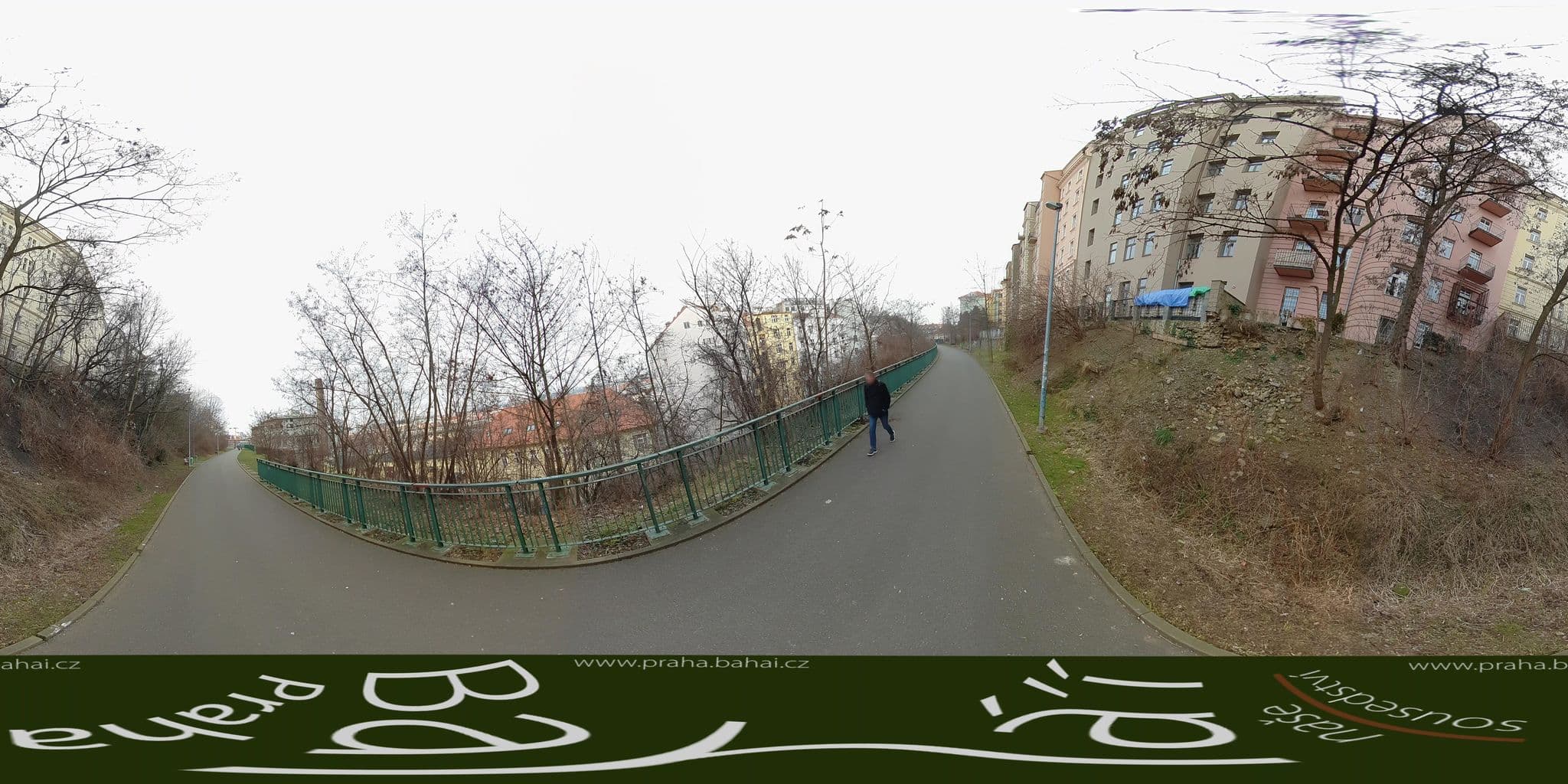 Street view near Pragueforyou Apartments, Žižkov — © Bahai_Praha (CC BY-SA · Mapillary)