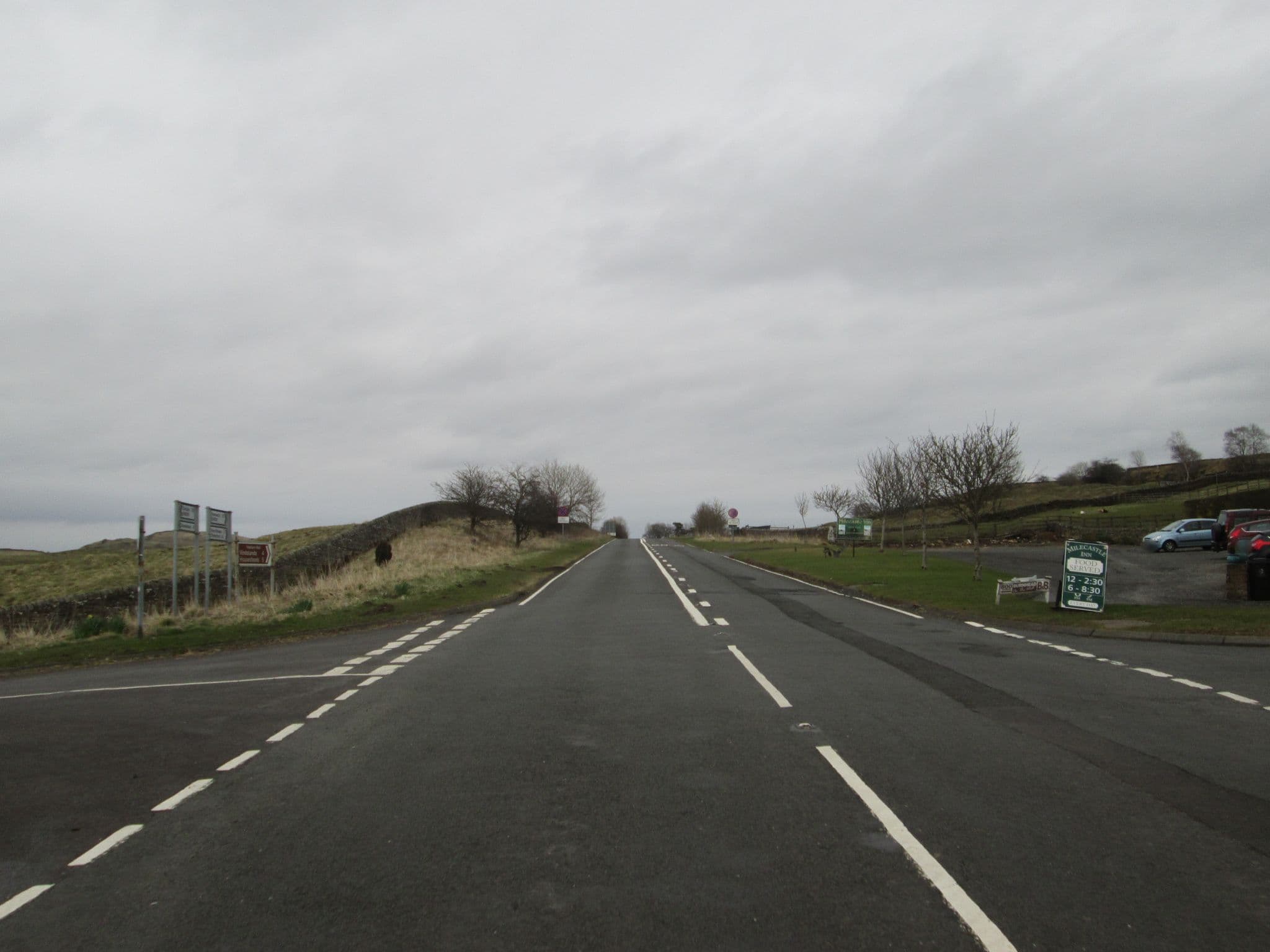 Street view near Milecastle inn, Haltwhistle — © dudone (CC BY-SA · Mapillary)