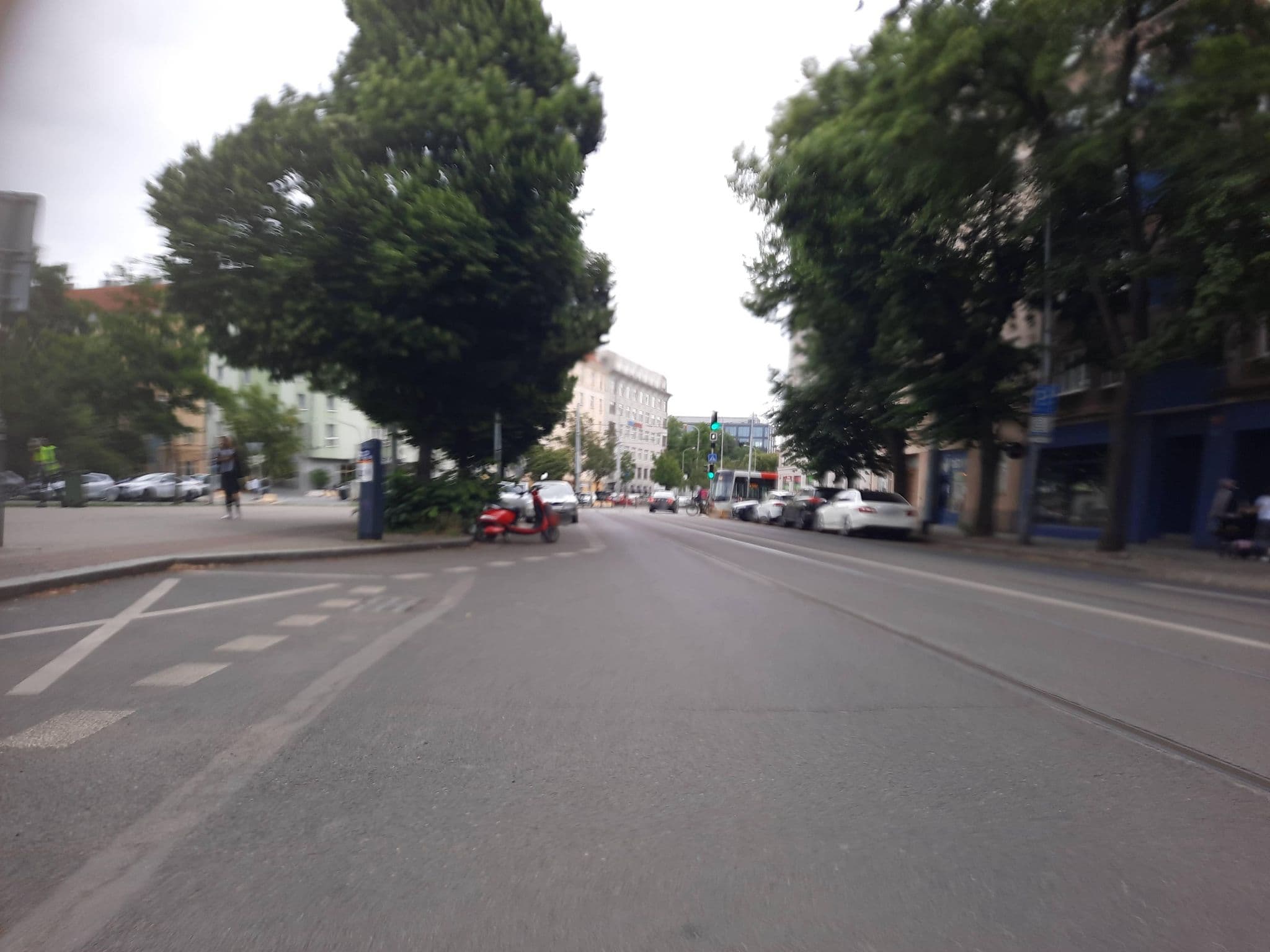 Street view near Leon Hotel & Hostel, Holešovice — © ondrejlopatka (CC BY-SA · Mapillary)