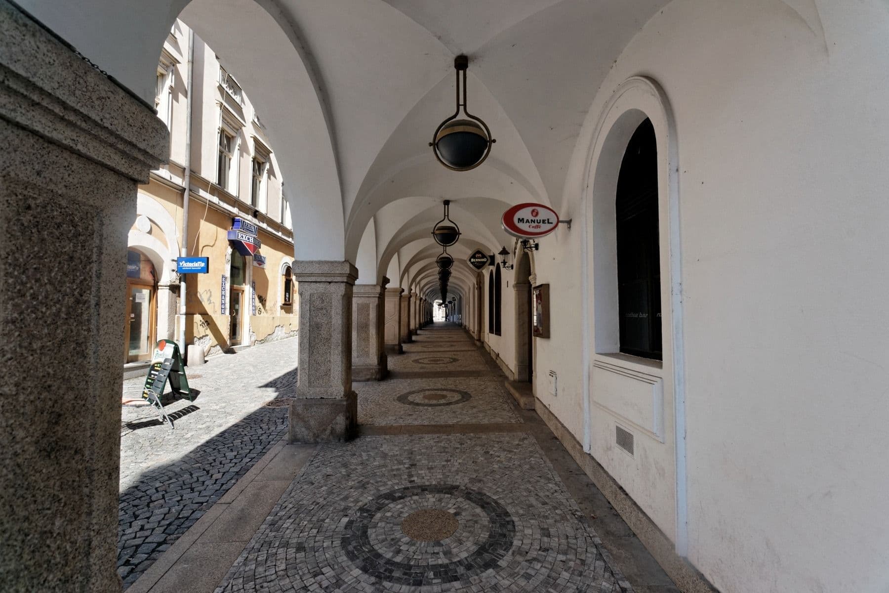 Street view near Hotel Radnice, Liberec — © txllxt (CC BY-SA · Mapillary)