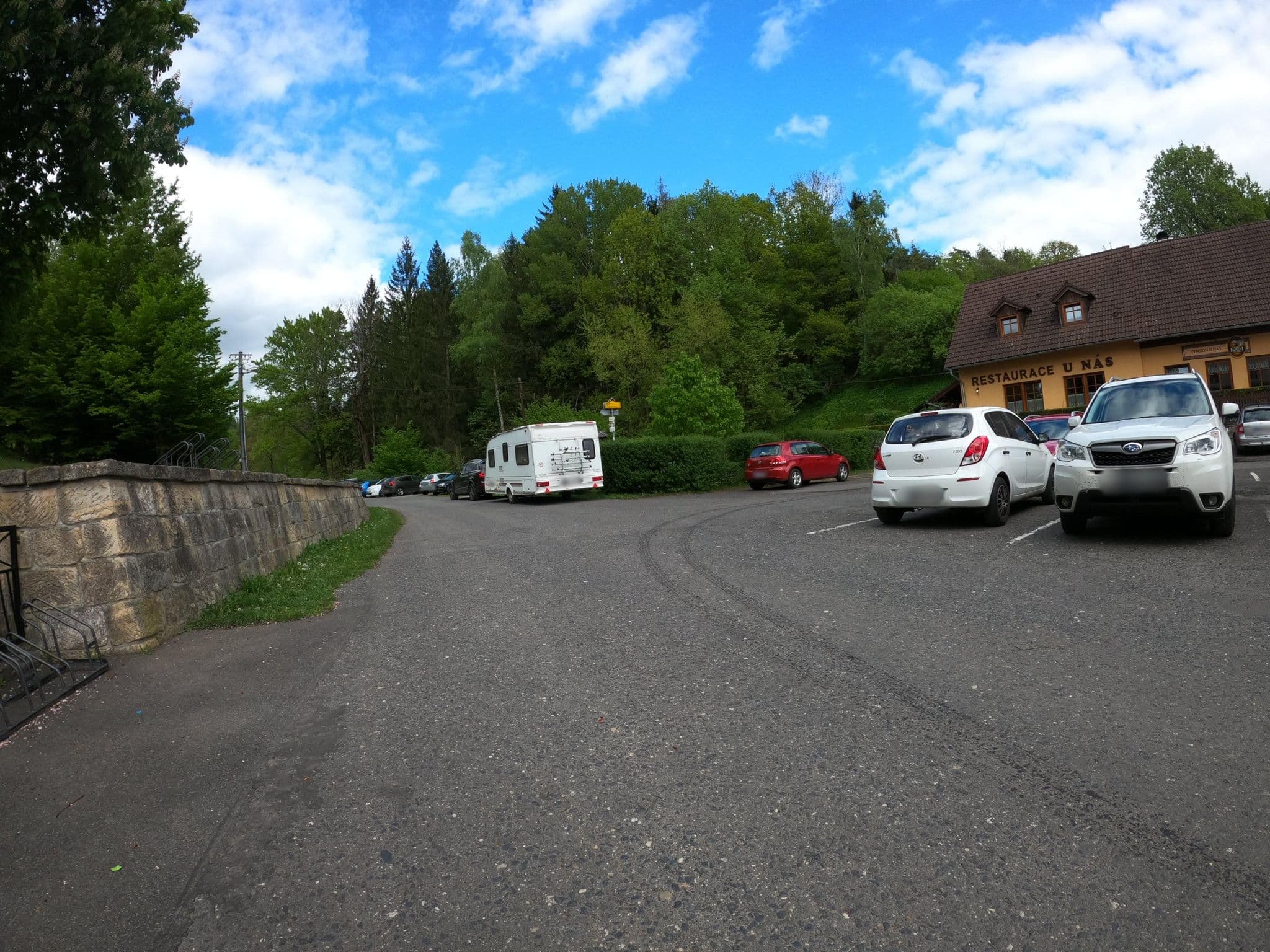Street view near U Nás, Česká Kamenice — © masterofnoroad (CC BY-SA · Mapillary)