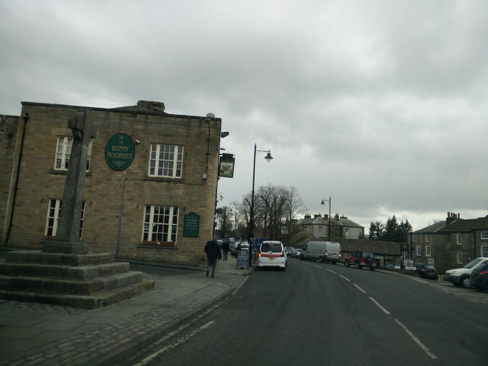 Street view near The Bonny Moorhen, Stanhope — © stevenhorner (CC BY-SA · Mapillary)