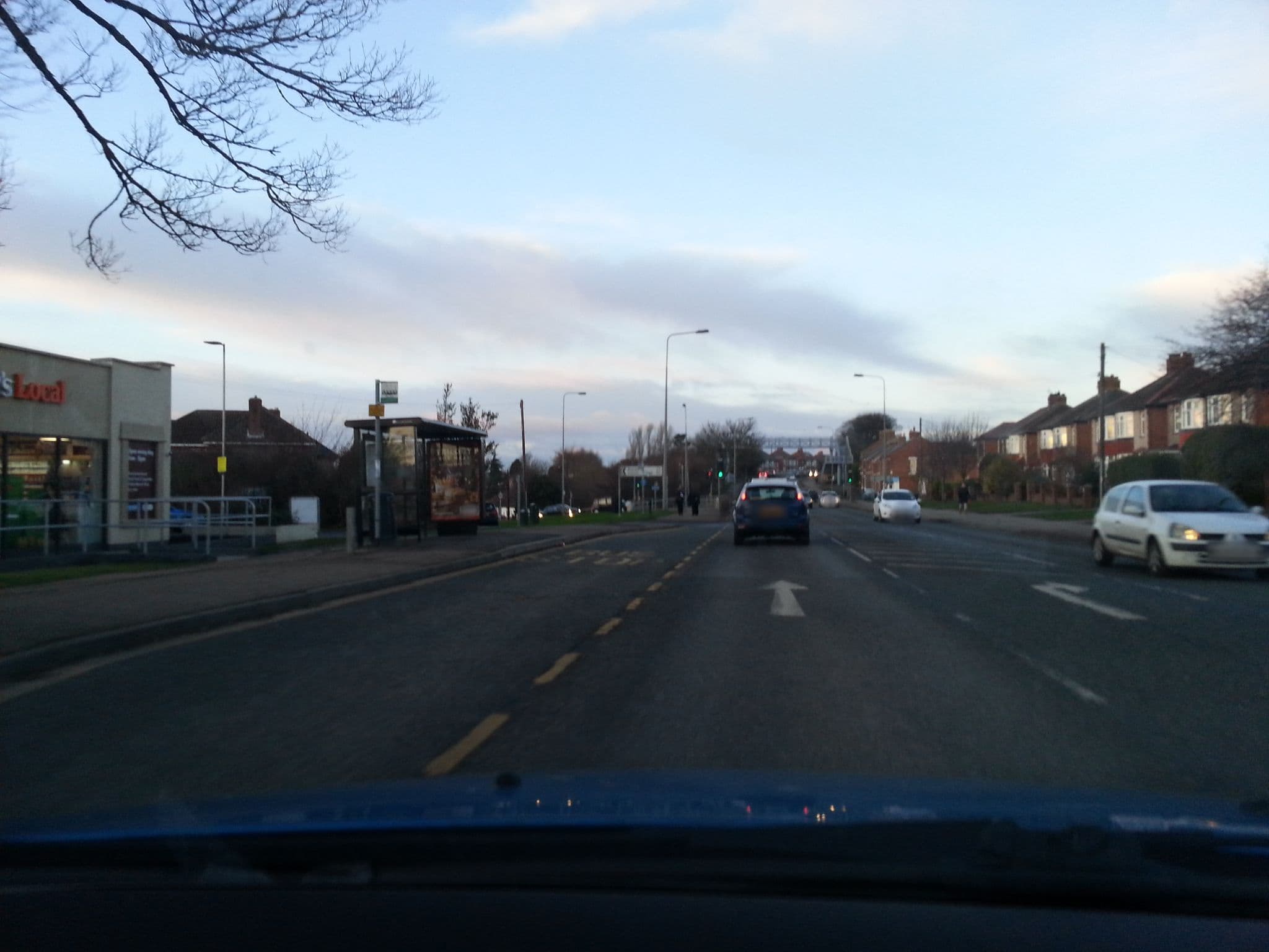 Street view near The Lodge, Durham — © stevenhorner (CC BY-SA · Mapillary)