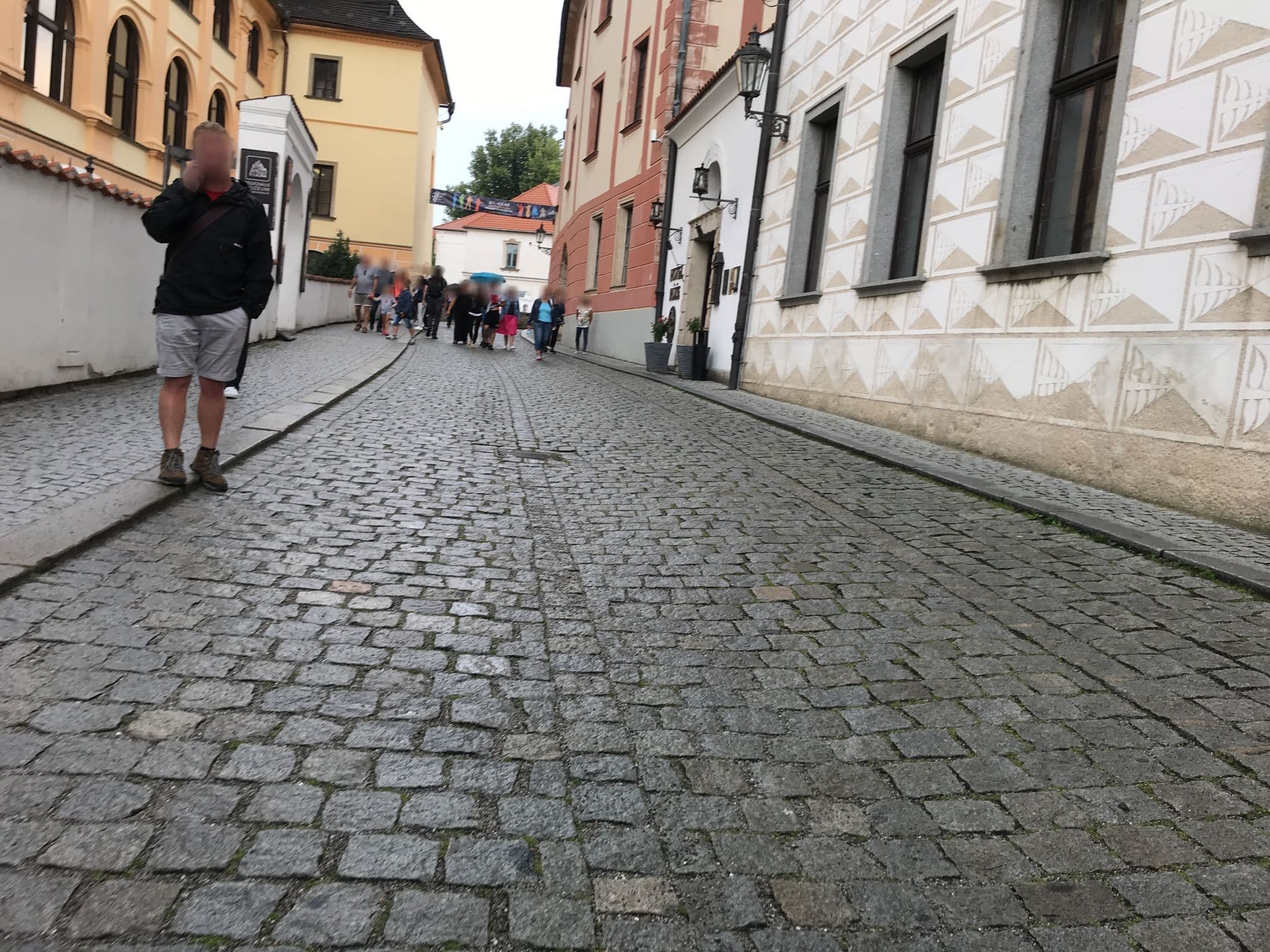 Street view near Hotel Růže, Český Krumlov