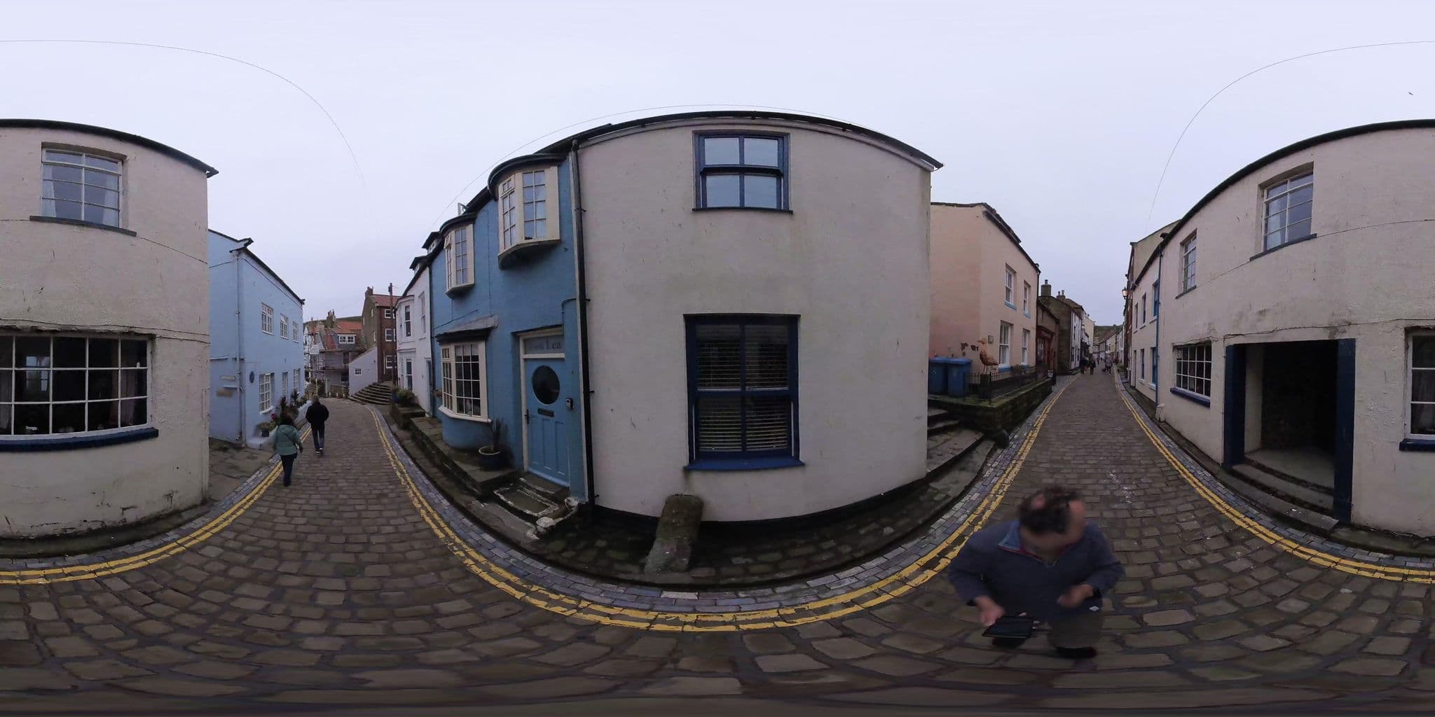 Street view near The Cottage, Loftus — © chris (CC BY-SA · Mapillary)