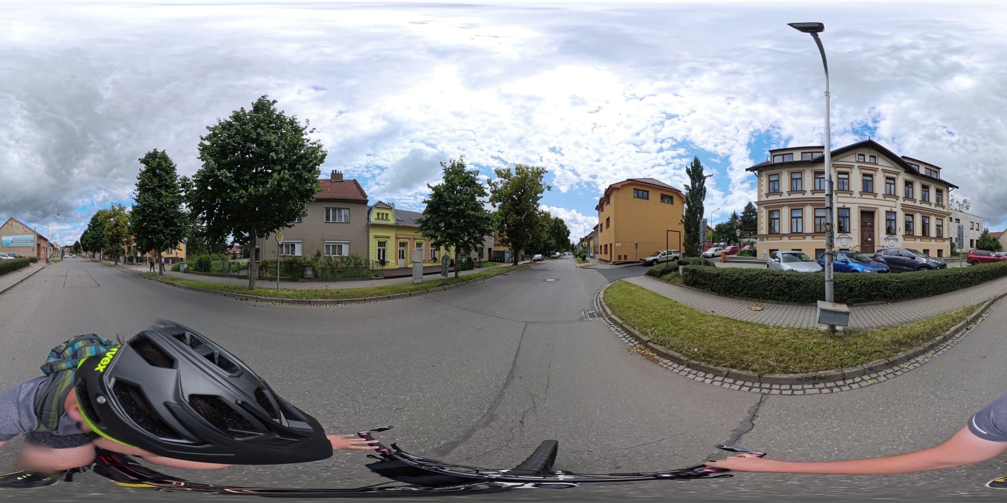 Street view near Masarykova Univerzita, Šlapanice — © DNL852 (CC BY-SA · Mapillary)