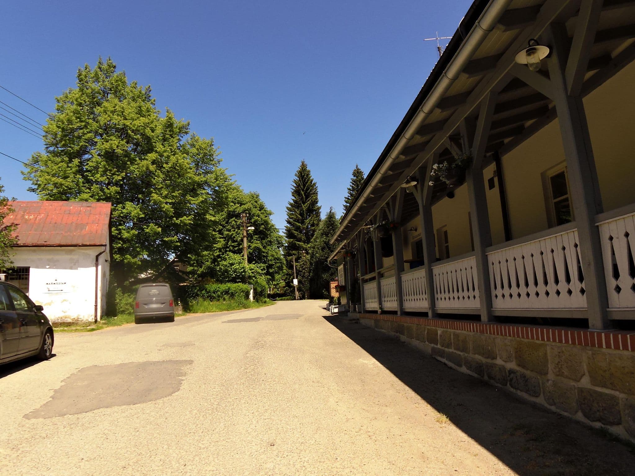 Street view near penzion Maxmillian, Cvikov — © fell3 (CC BY-SA · Mapillary)