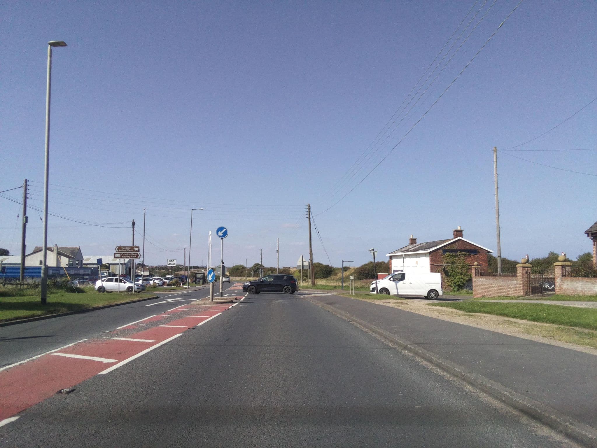 Street view near Crimdon Dene Holiday Park, Peterlee — © southglos (CC BY-SA · Mapillary)