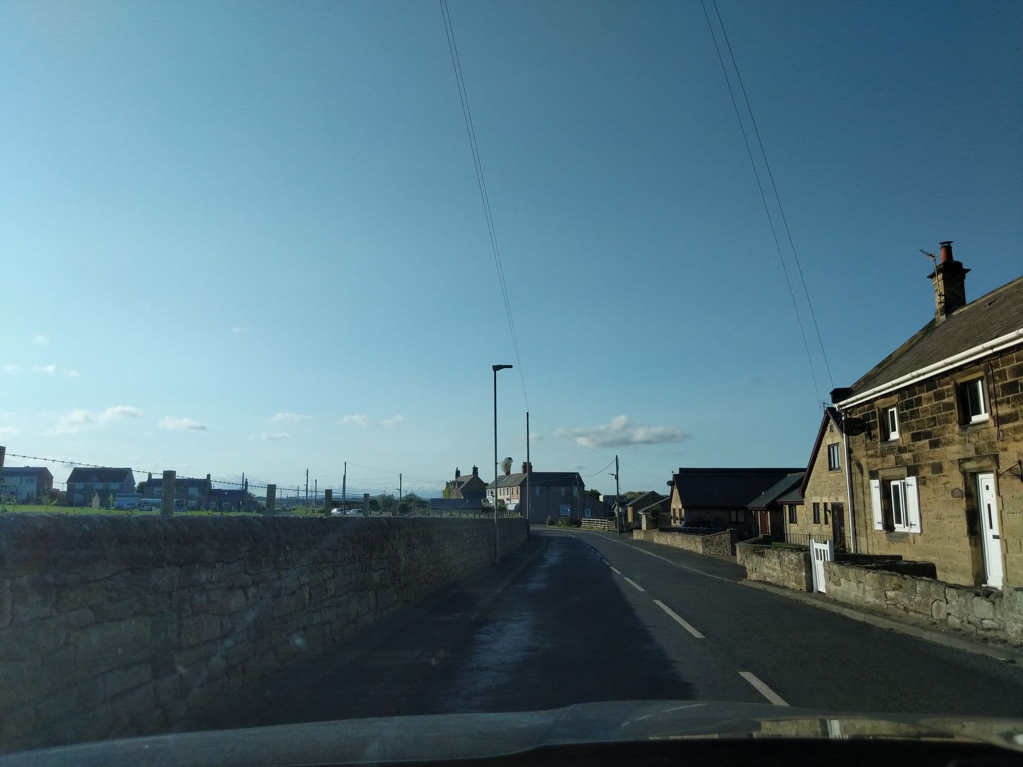 Street view near Bank Top Cottage, Lynemouth — © floatingboater (CC BY-SA · Mapillary)