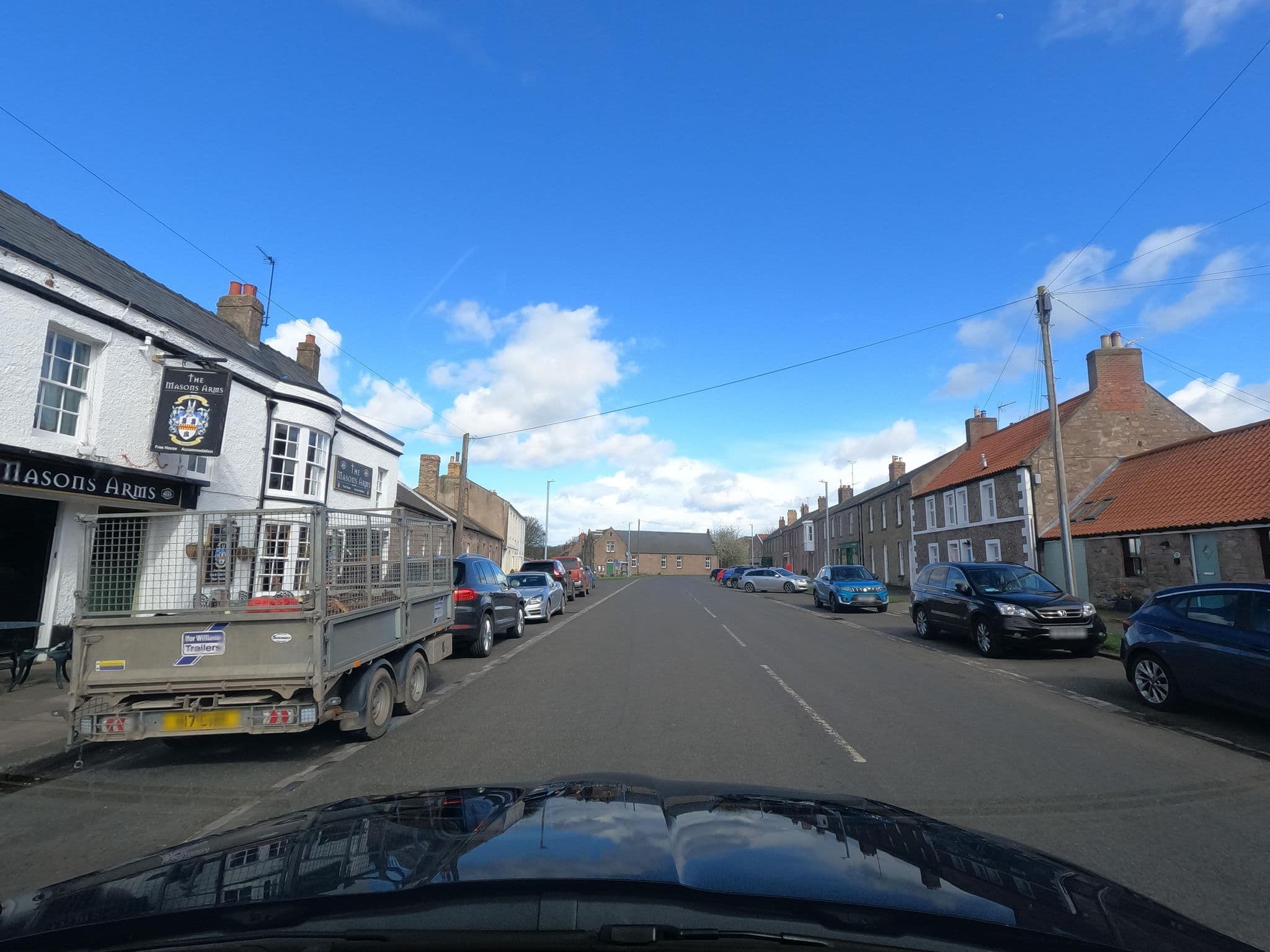 Street view near Cygnet Cottage - Norham, Allanton — © floatingboater (CC BY-SA · Mapillary)