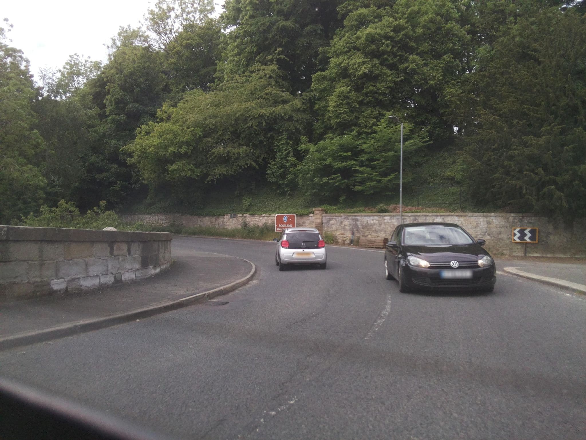 Street view near Tillmouth Schoolhouse Bed & Breakfast, Coldstream — © southglos (CC BY-SA · Mapillary)