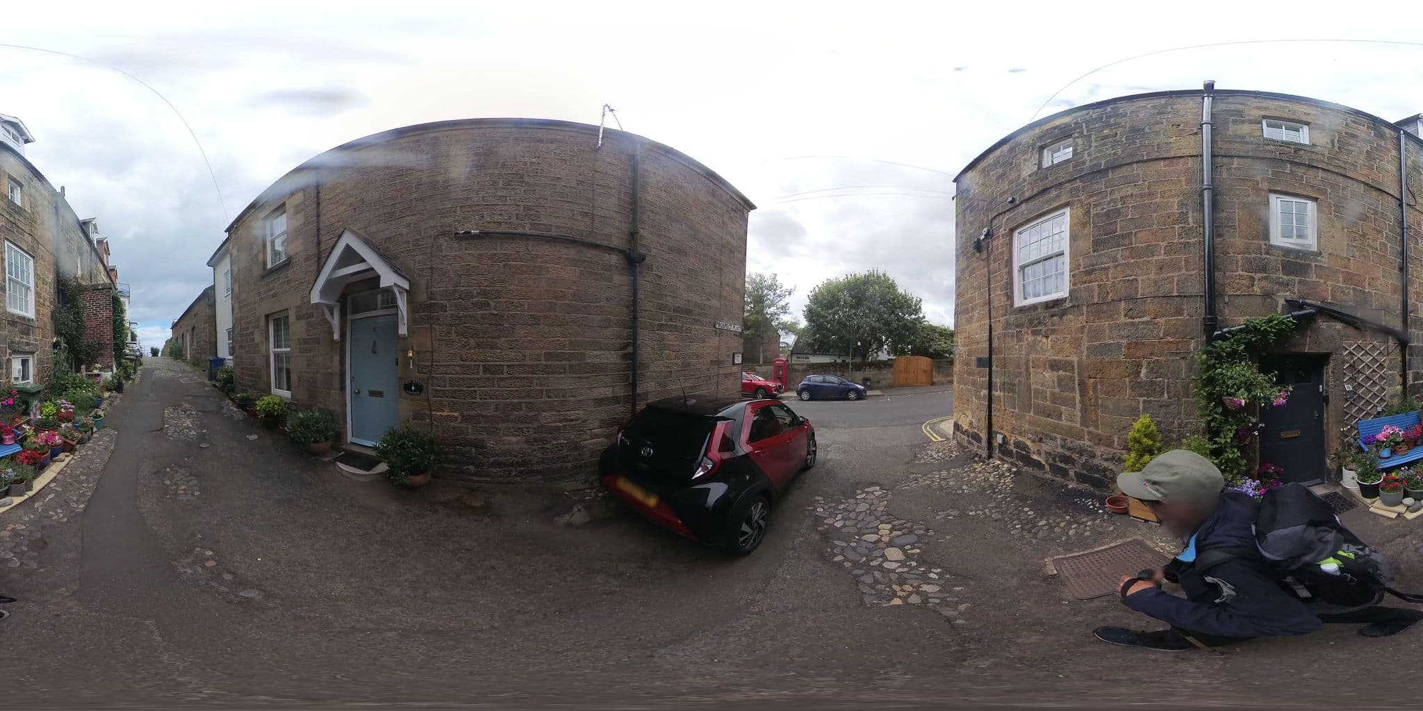 Street view near Seafield House, Lesbury — © Chris108 (CC BY-SA · Mapillary)