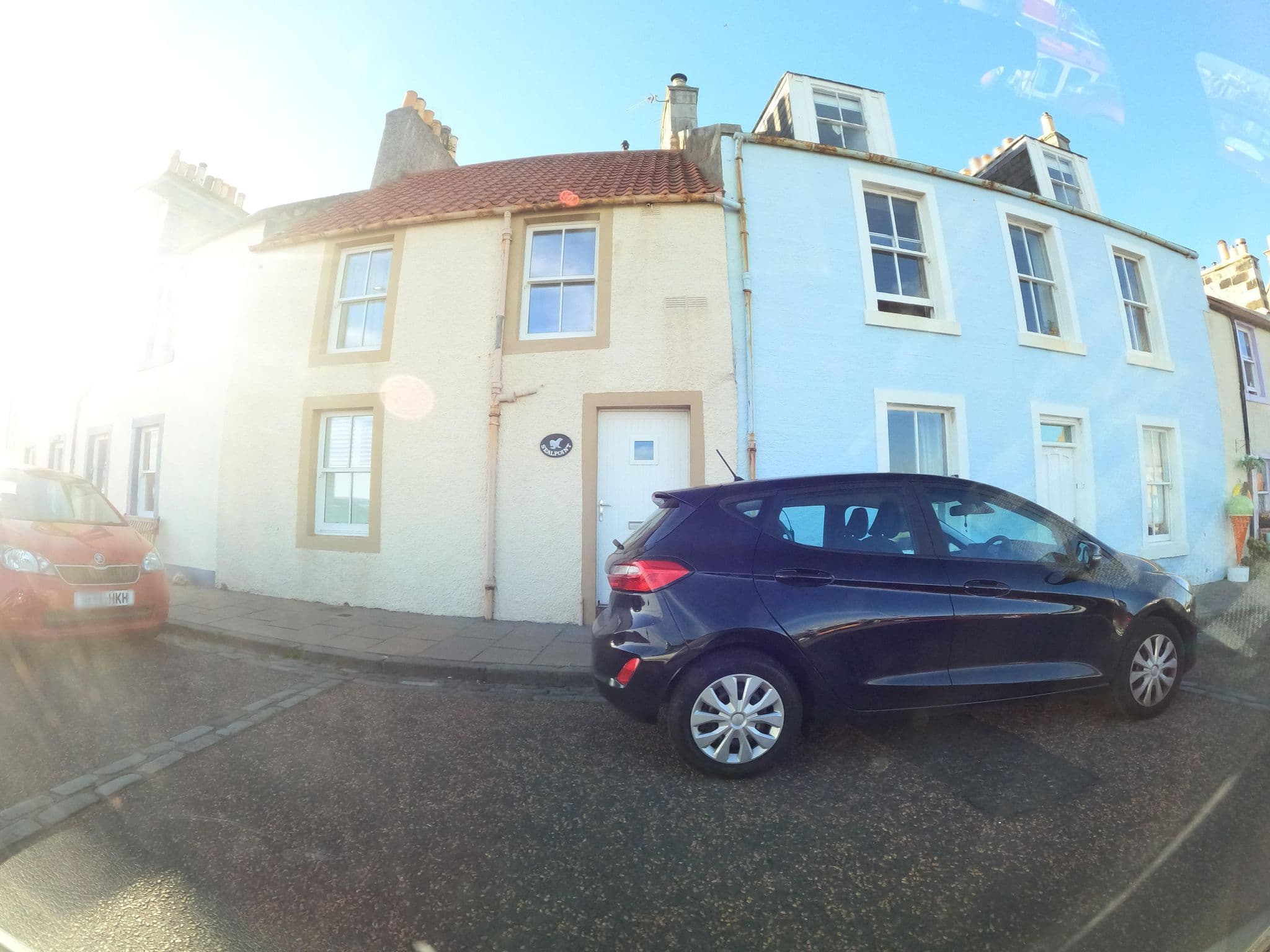 Street view near Pitteen Harbour Guest House, Pittenweem — © hobgoblin (CC BY-SA · Mapillary)
