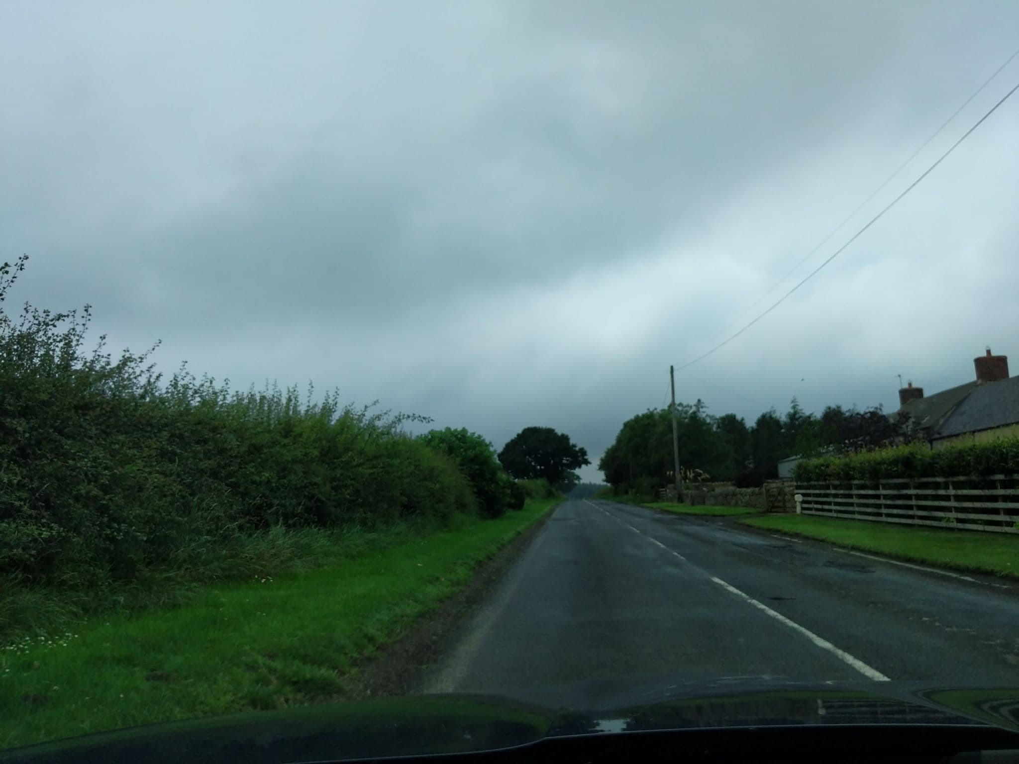 Street view near Friendly Hound Cottage, Wooler — © floatingboater (CC BY-SA · Mapillary)