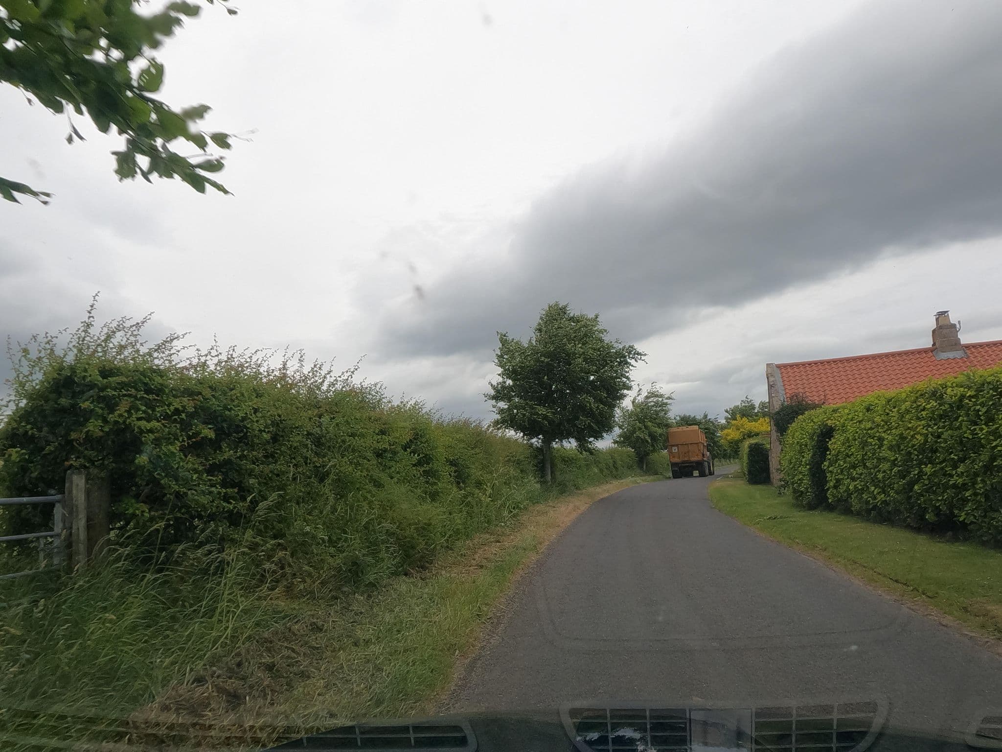 Street view near Spylaw Farm, Belford — © floatingboater (CC BY-SA · Mapillary)