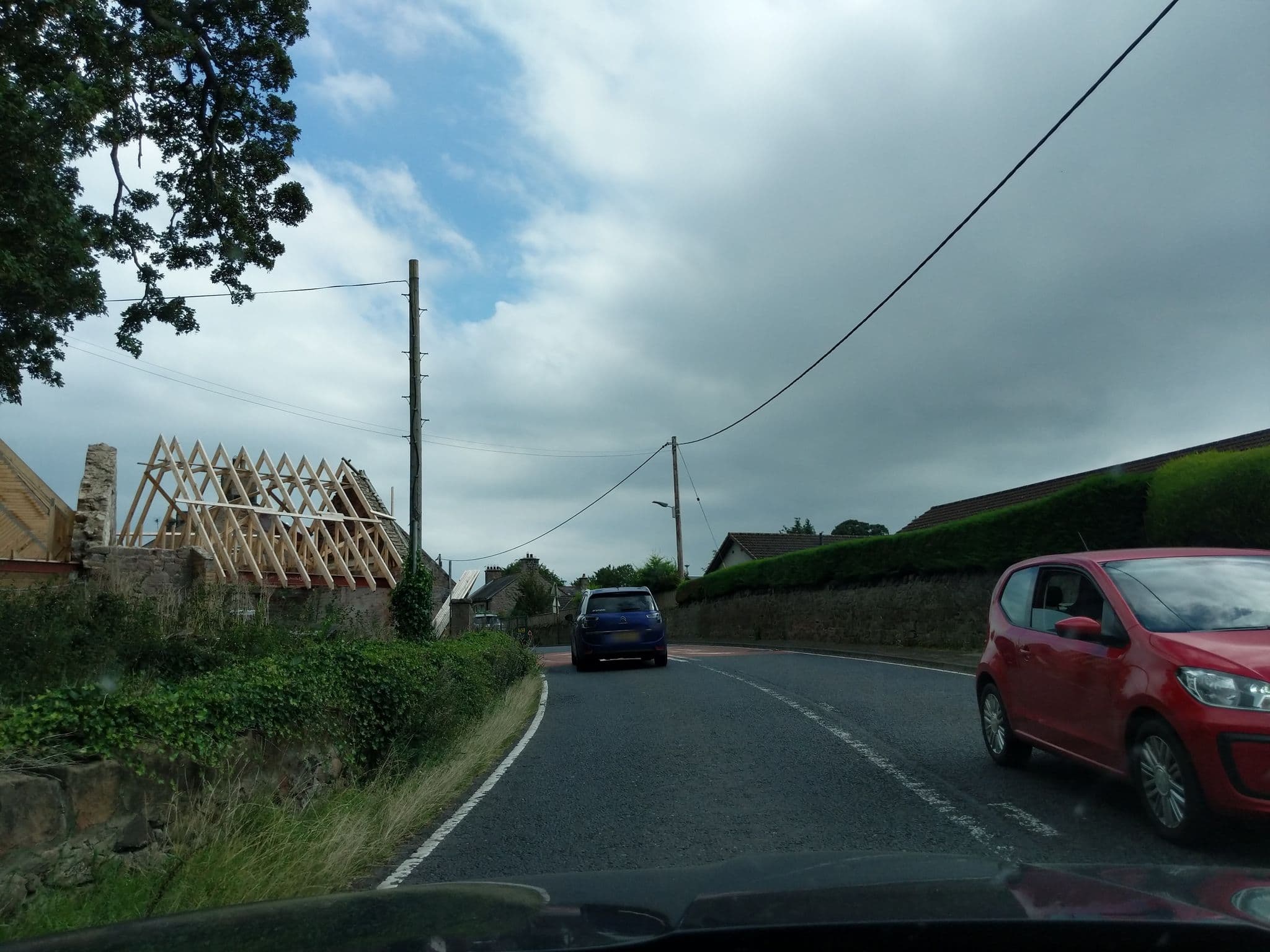 Street view near Riverside View, Wooler — © floatingboater (CC BY-SA · Mapillary)