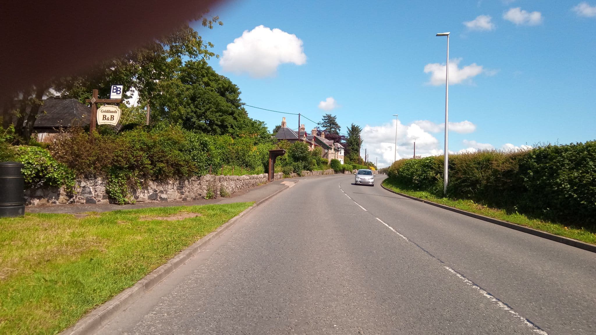 Street view near Goldilands B & B, Maxwellheugh — © victuallers (CC BY-SA · Mapillary)