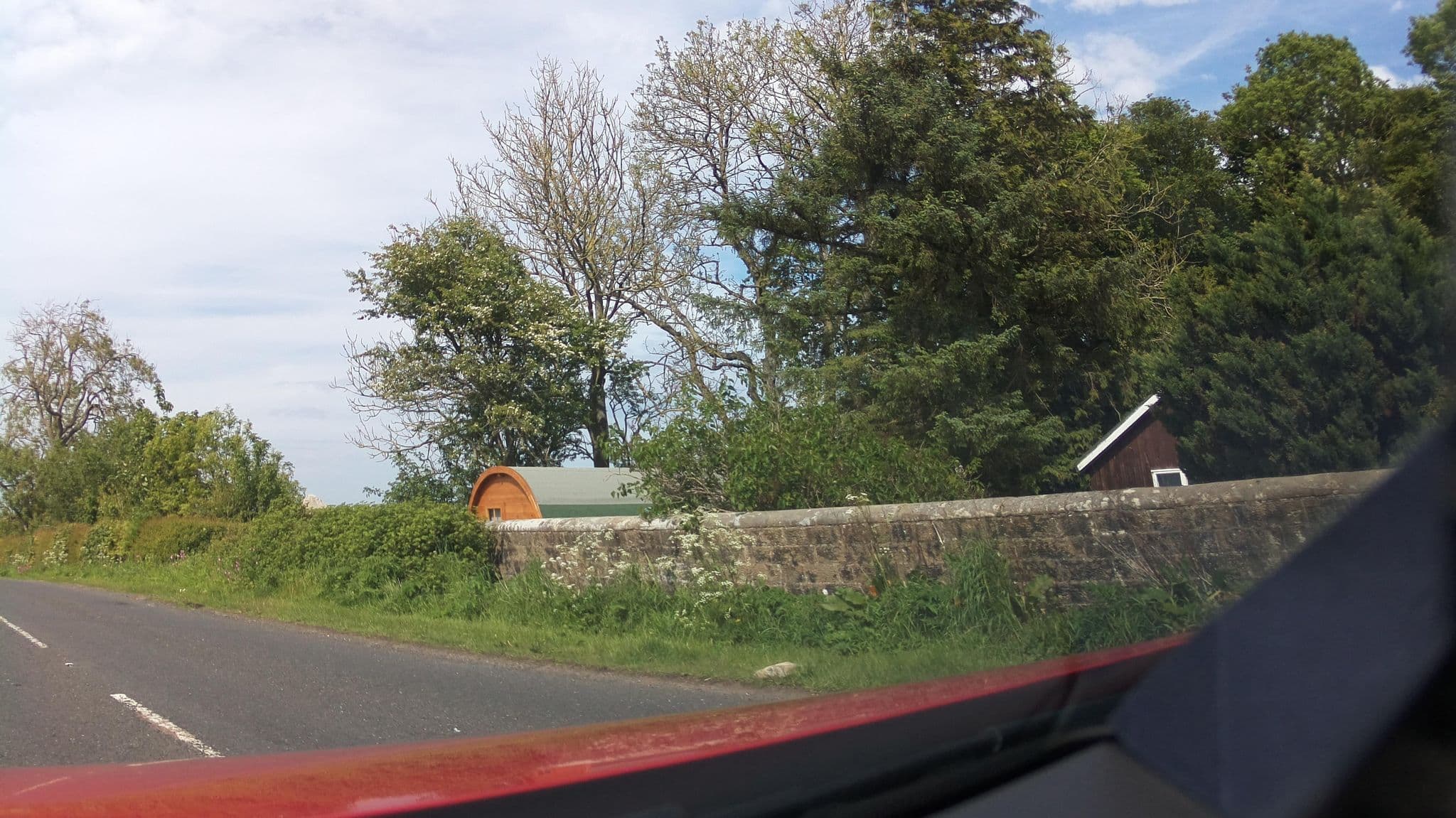 Street view near Rock Lodge, Alnwick — © southglos (CC BY-SA · Mapillary)
