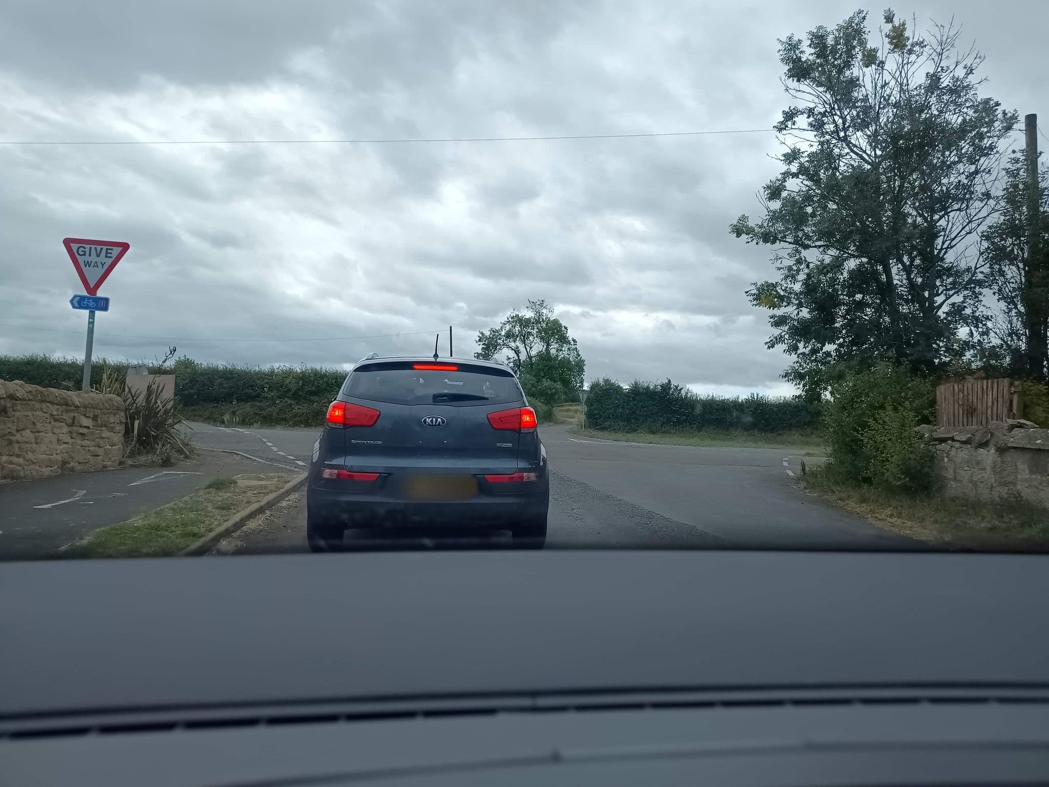 Street view near Plough Hotel, Belford — © zuse (CC BY-SA · Mapillary)