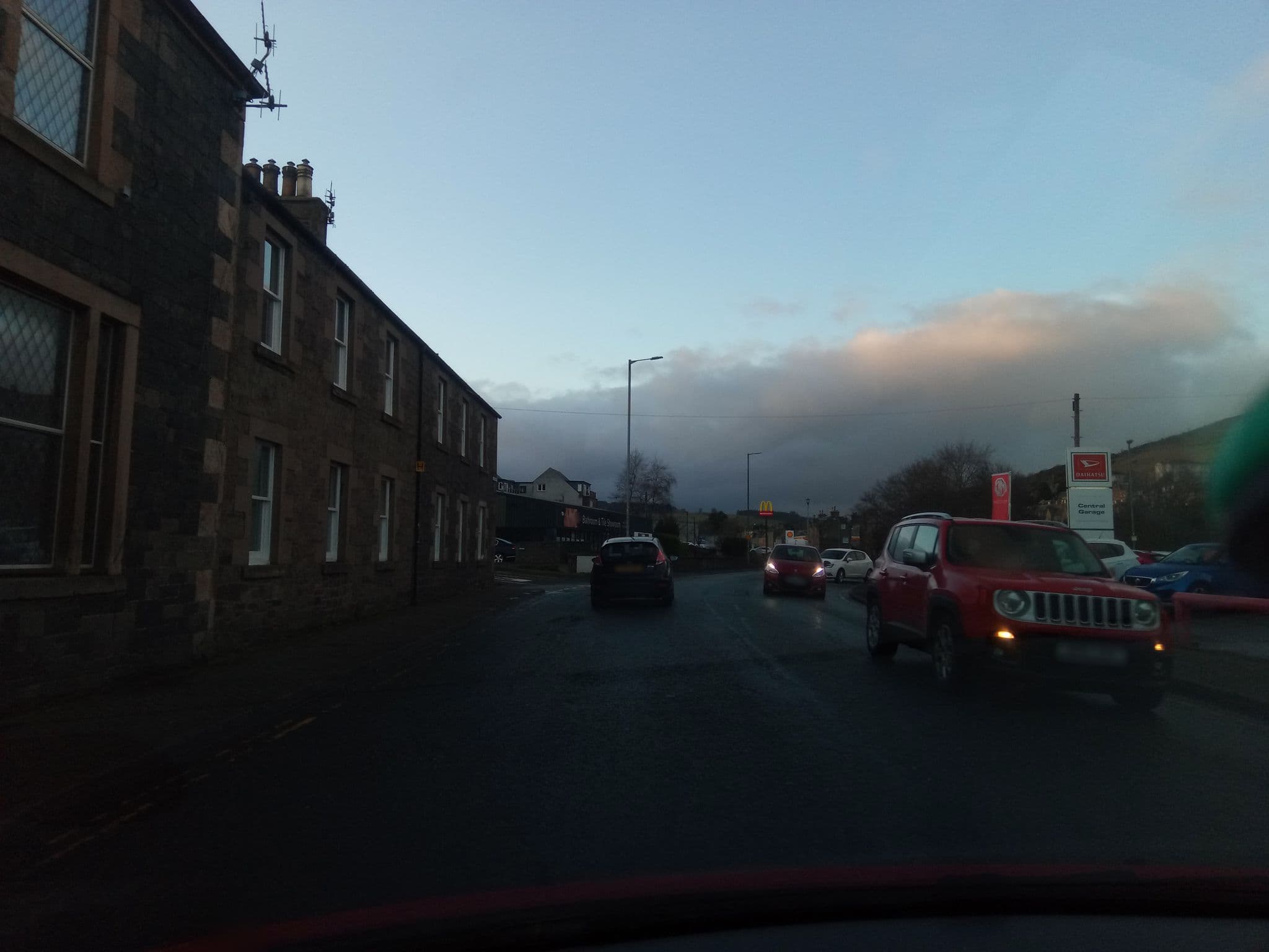 Street view near Island House, Galashiels — © victuallers (CC BY-SA · Mapillary)