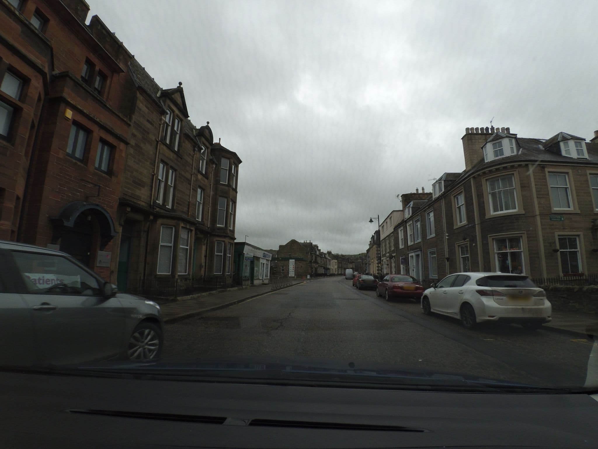 Street view near Lux B And B, Hawick — © fluffyduck (CC BY-SA · Mapillary)