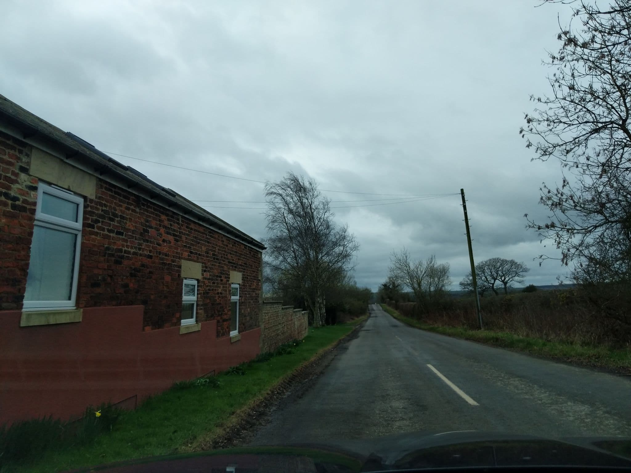 Street view near Old Barn Cottages, Morpeth — © floatingboater (CC BY-SA · Mapillary)