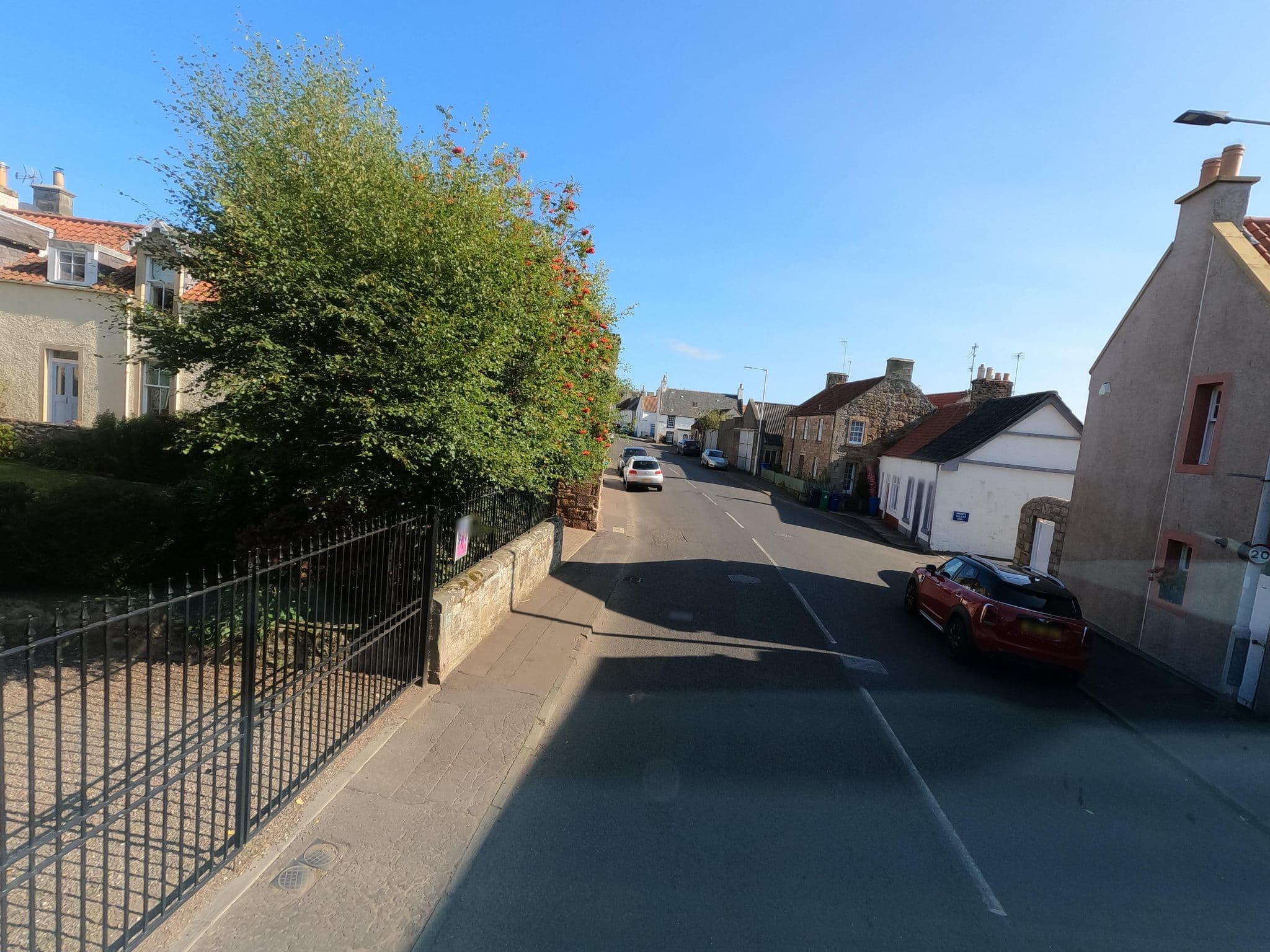 Street view near Bishop Cottage, Crail — © hobgoblin (CC BY-SA · Mapillary)